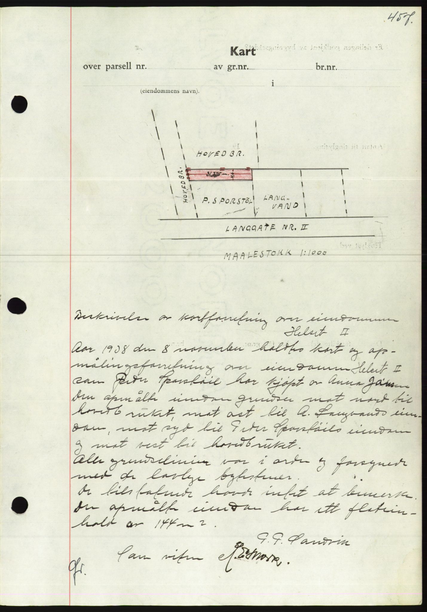 Søre Sunnmøre sorenskriveri, AV/SAT-A-4122/1/2/2C/L0066: Mortgage book no. 60, 1938-1938, Diary no: : 1635/1938