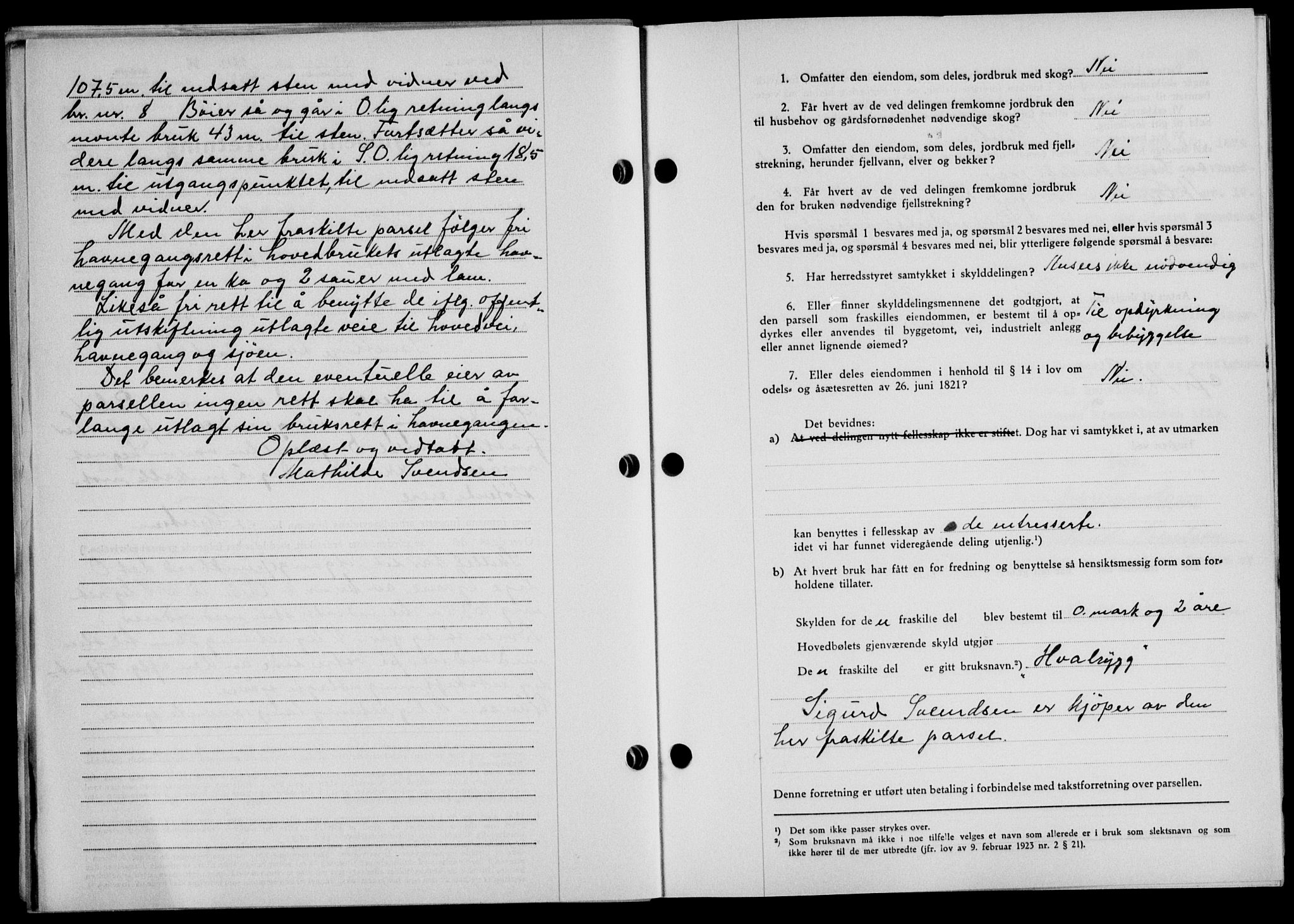 Lofoten sorenskriveri, SAT/A-0017/1/2/2C/L0005a: Mortgage book no. 5a, 1939-1939, Diary no: : 2812/1938