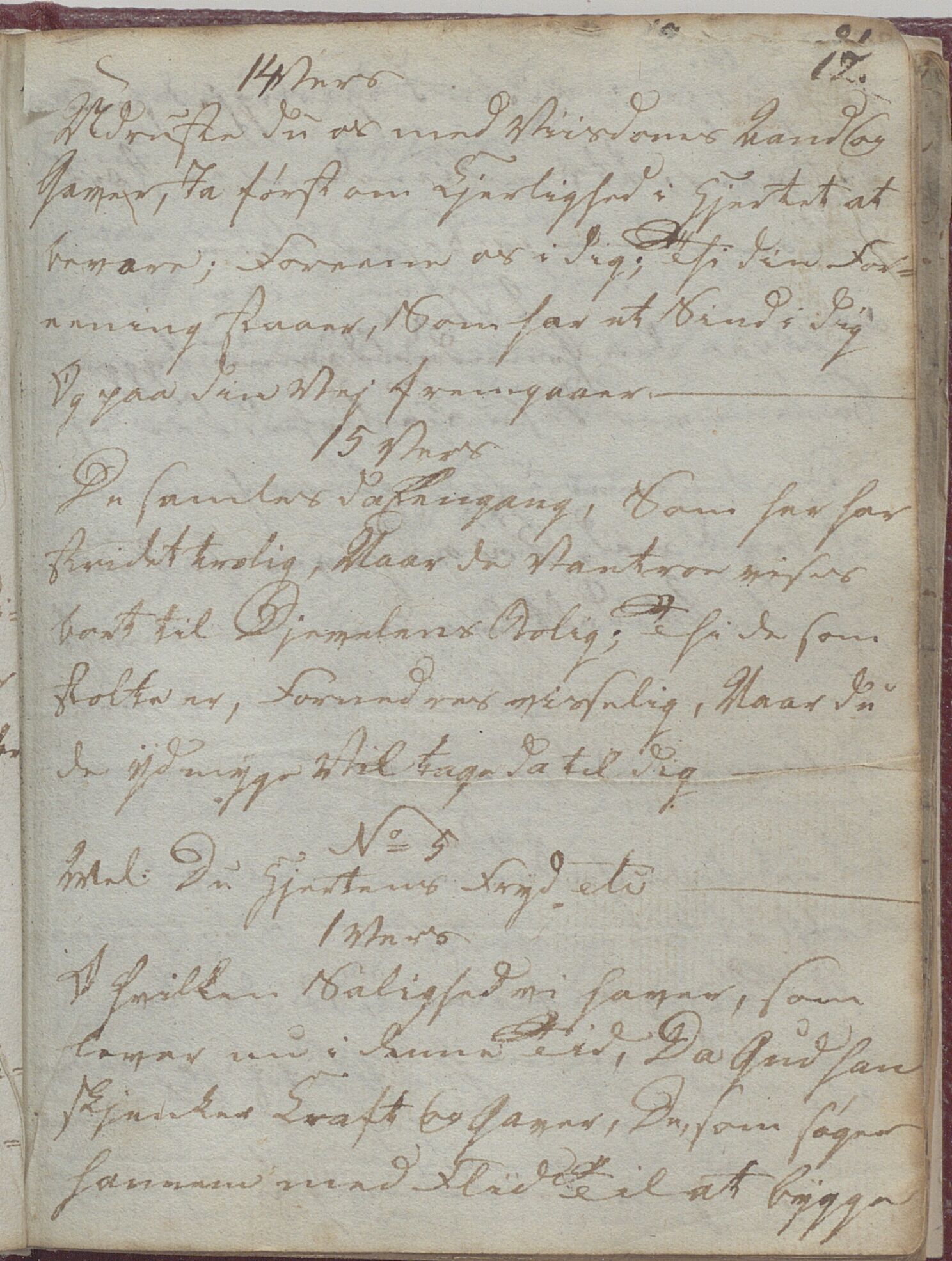 Heggtveitsamlingen, TMF/A-1007/H/L0047/0005: Kopibøker, brev etc.  / "MF I"(Kopibok frå Heggtveits samling), 1800-1823, p. 17