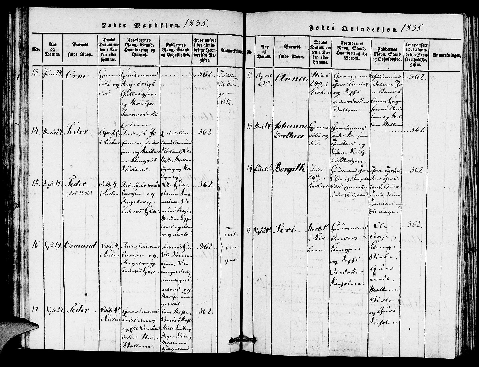 Hjelmeland sokneprestkontor, AV/SAST-A-101843/01/IV/L0005: Parish register (official) no. A 5, 1816-1841, p. 68