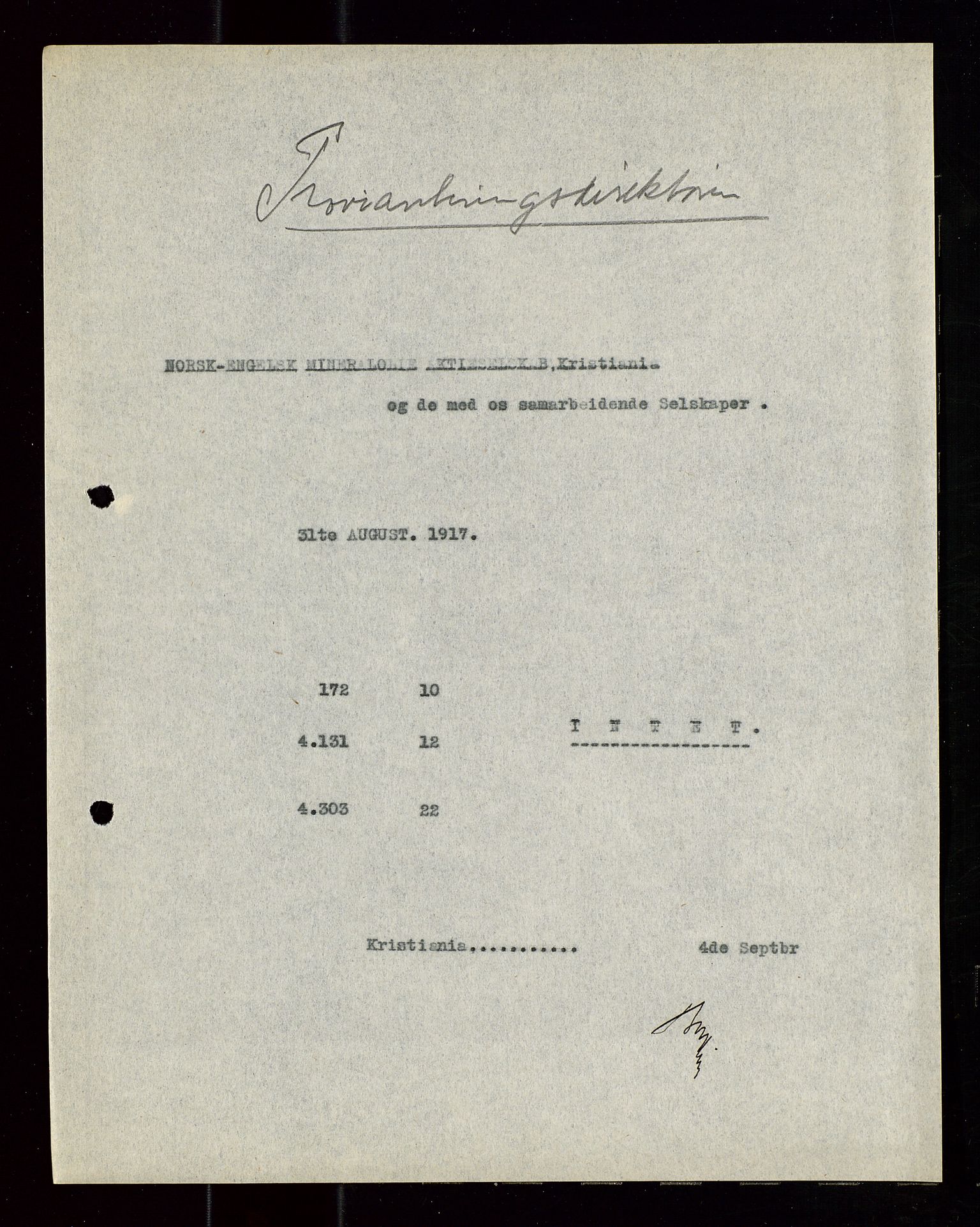 Pa 1521 - A/S Norske Shell, AV/SAST-A-101915/E/Ea/Eaa/L0020: Sjefskorrespondanse, 1917, p. 40