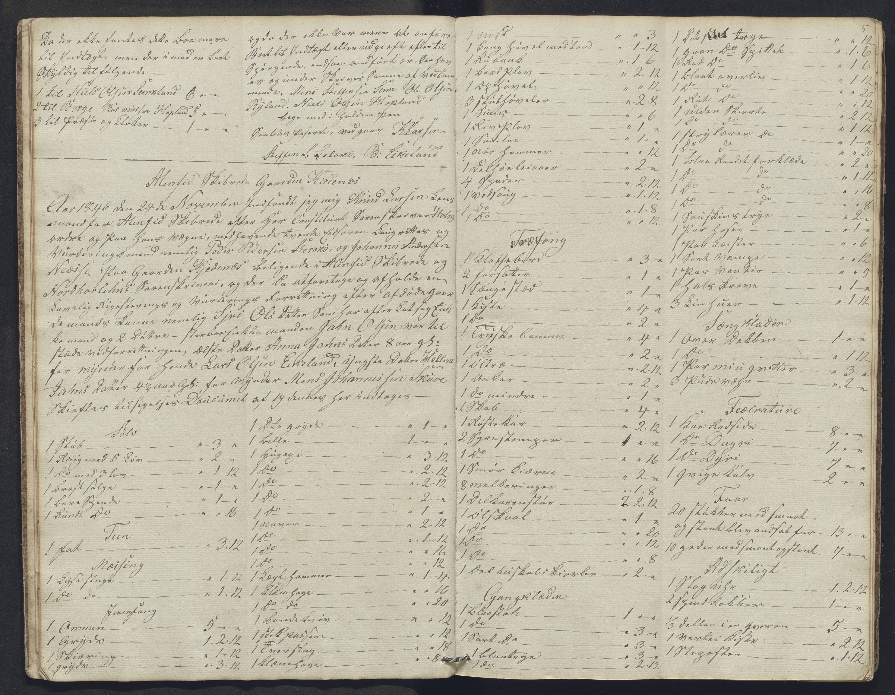 Nordhordland sorenskrivar, AV/SAB-A-2901/1/H/Hb/L0003: Registreringsprotokollar, 1846-1852, p. 5