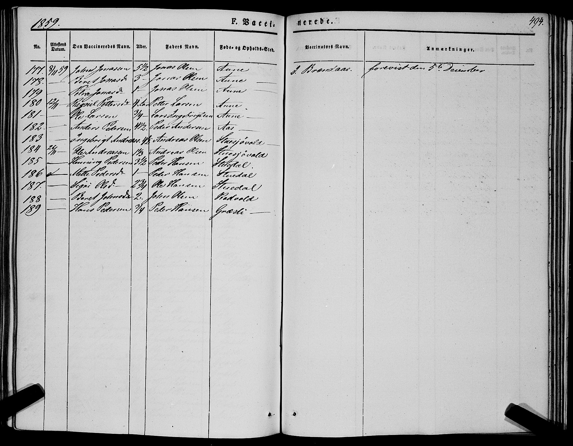 Ministerialprotokoller, klokkerbøker og fødselsregistre - Sør-Trøndelag, AV/SAT-A-1456/695/L1145: Parish register (official) no. 695A06 /1, 1843-1859, p. 494