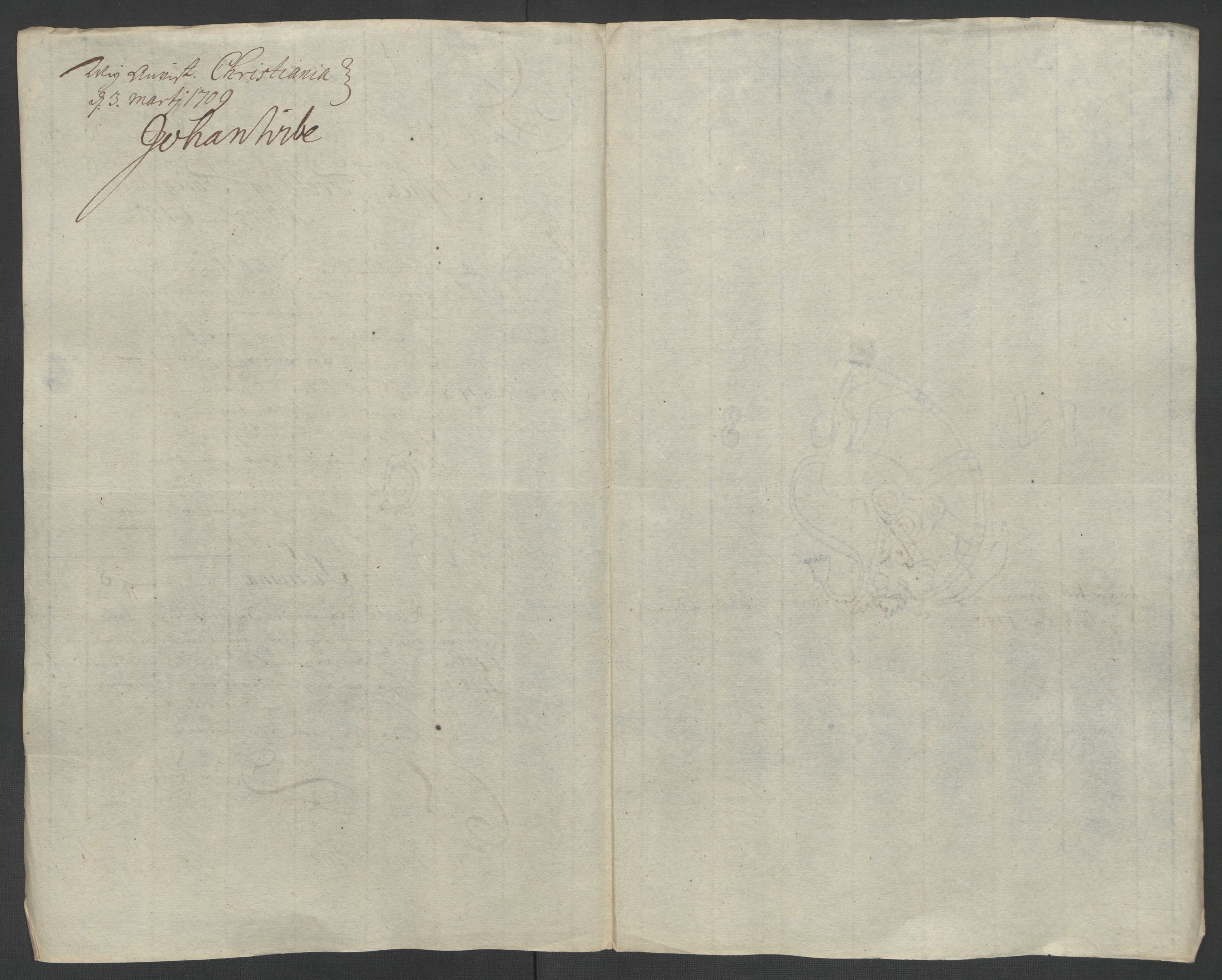 Rentekammeret inntil 1814, Reviderte regnskaper, Fogderegnskap, AV/RA-EA-4092/R10/L0447: Fogderegnskap Aker og Follo, 1707-1709, p. 299