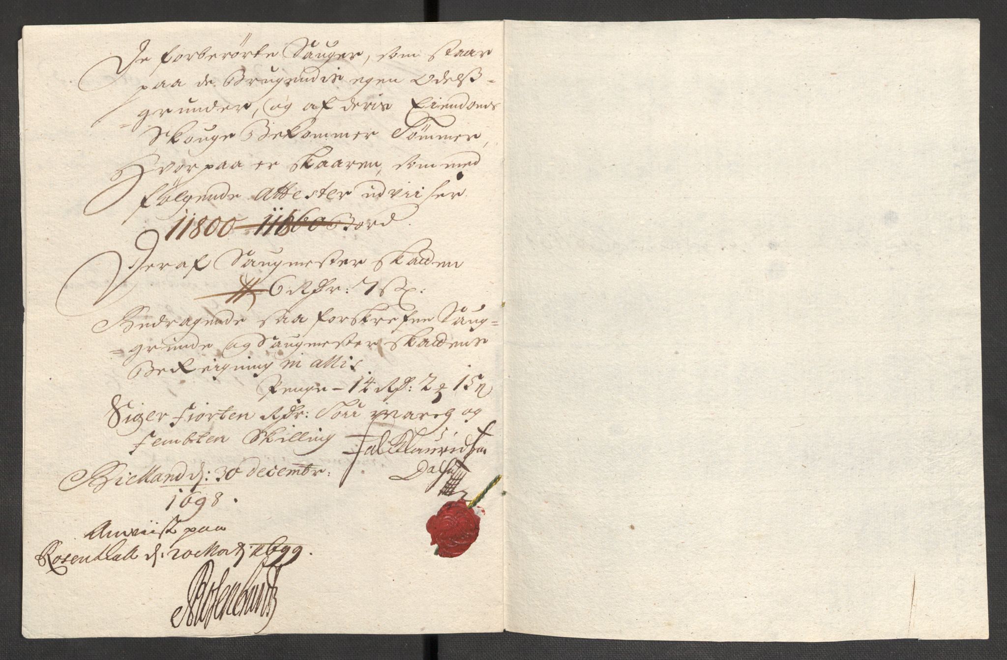 Rentekammeret inntil 1814, Reviderte regnskaper, Fogderegnskap, RA/EA-4092/R48/L2977: Fogderegnskap Sunnhordland og Hardanger, 1697-1698, p. 439