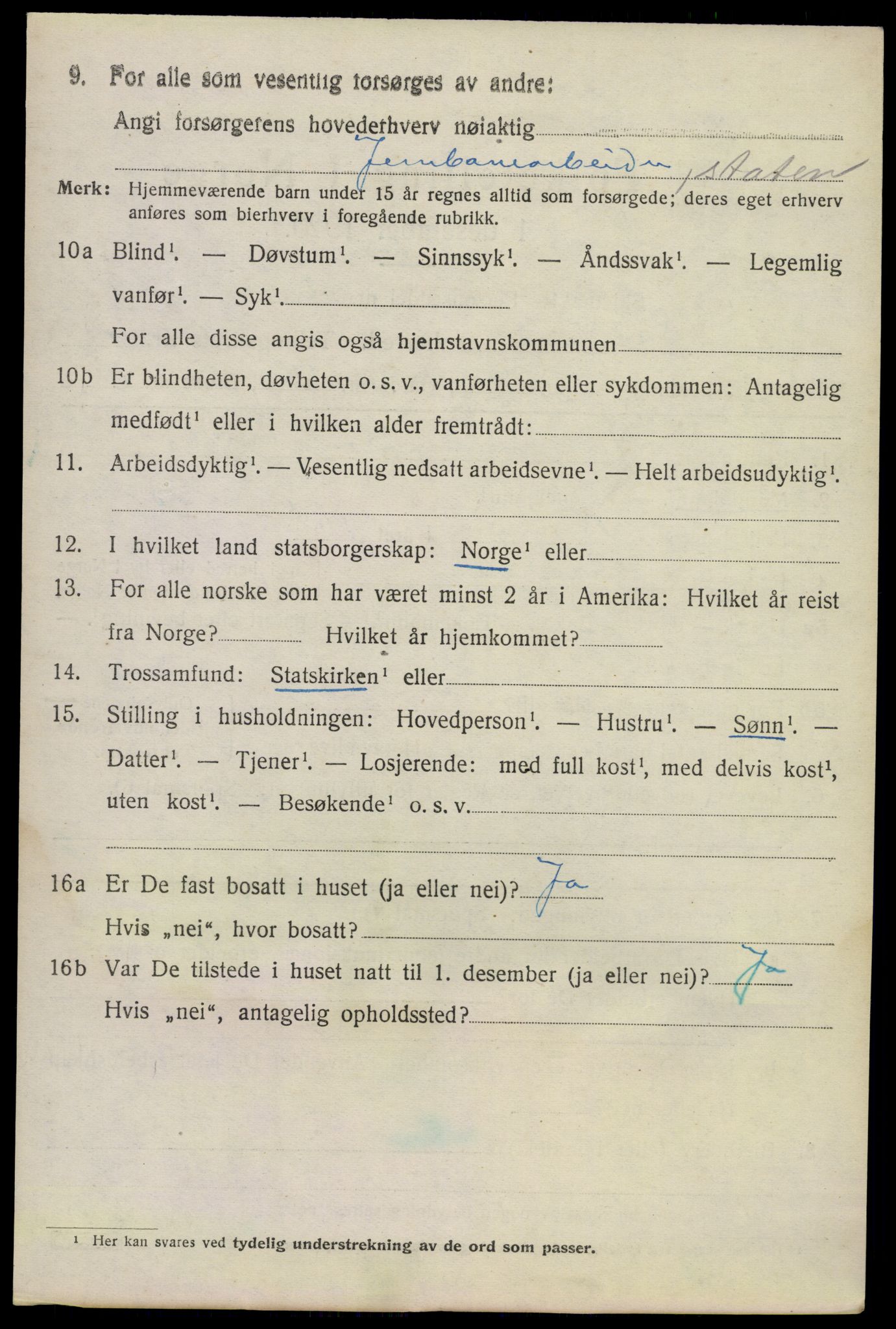 SAKO, 1920 census for Sauherad, 1920, p. 5582