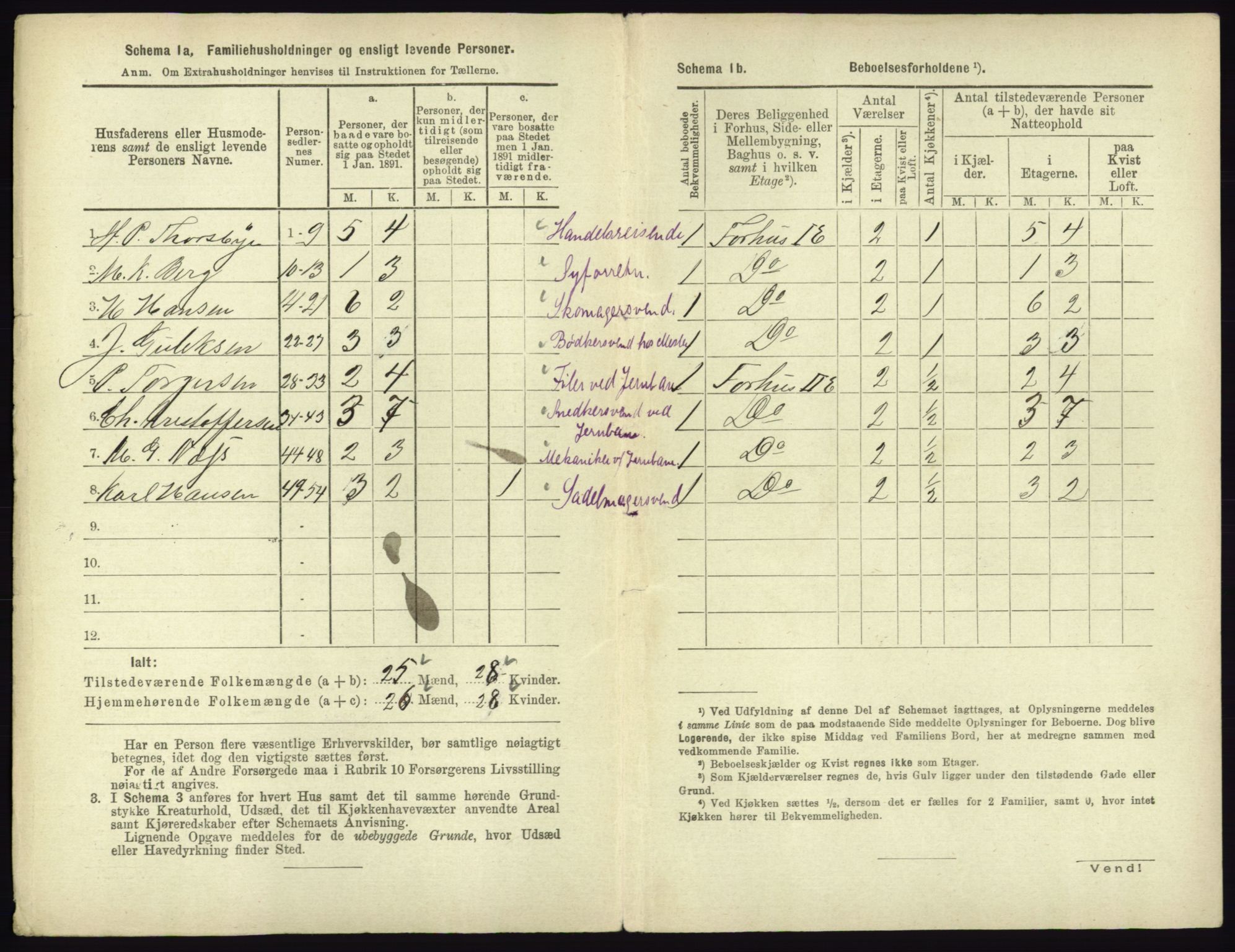 RA, 1891 census for 0602 Drammen, 1891, p. 3262