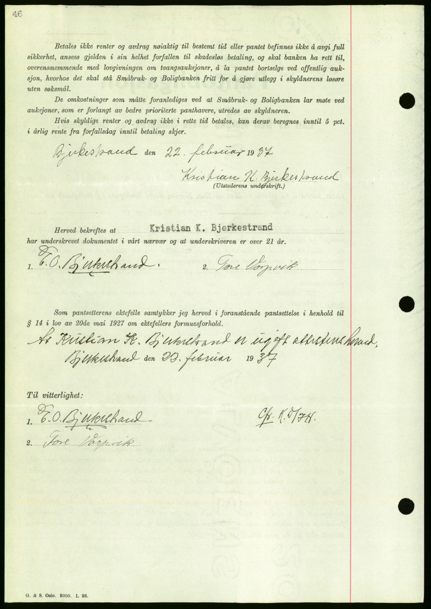 Nordmøre sorenskriveri, AV/SAT-A-4132/1/2/2Ca/L0091: Mortgage book no. B81, 1937-1937, Diary no: : 617/1937