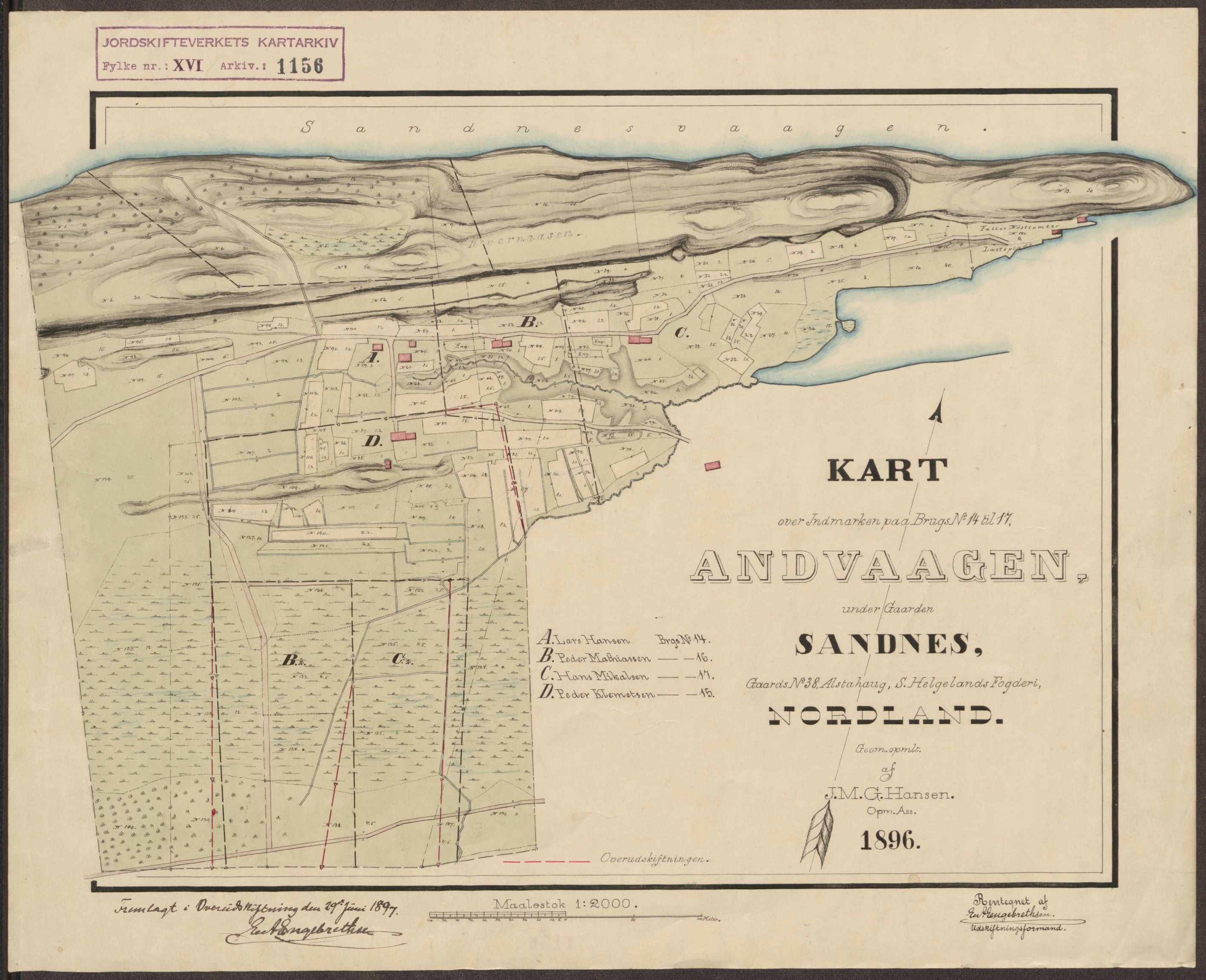 Jordskifteverkets kartarkiv, AV/RA-S-3929/T, 1859-1988, p. 1323