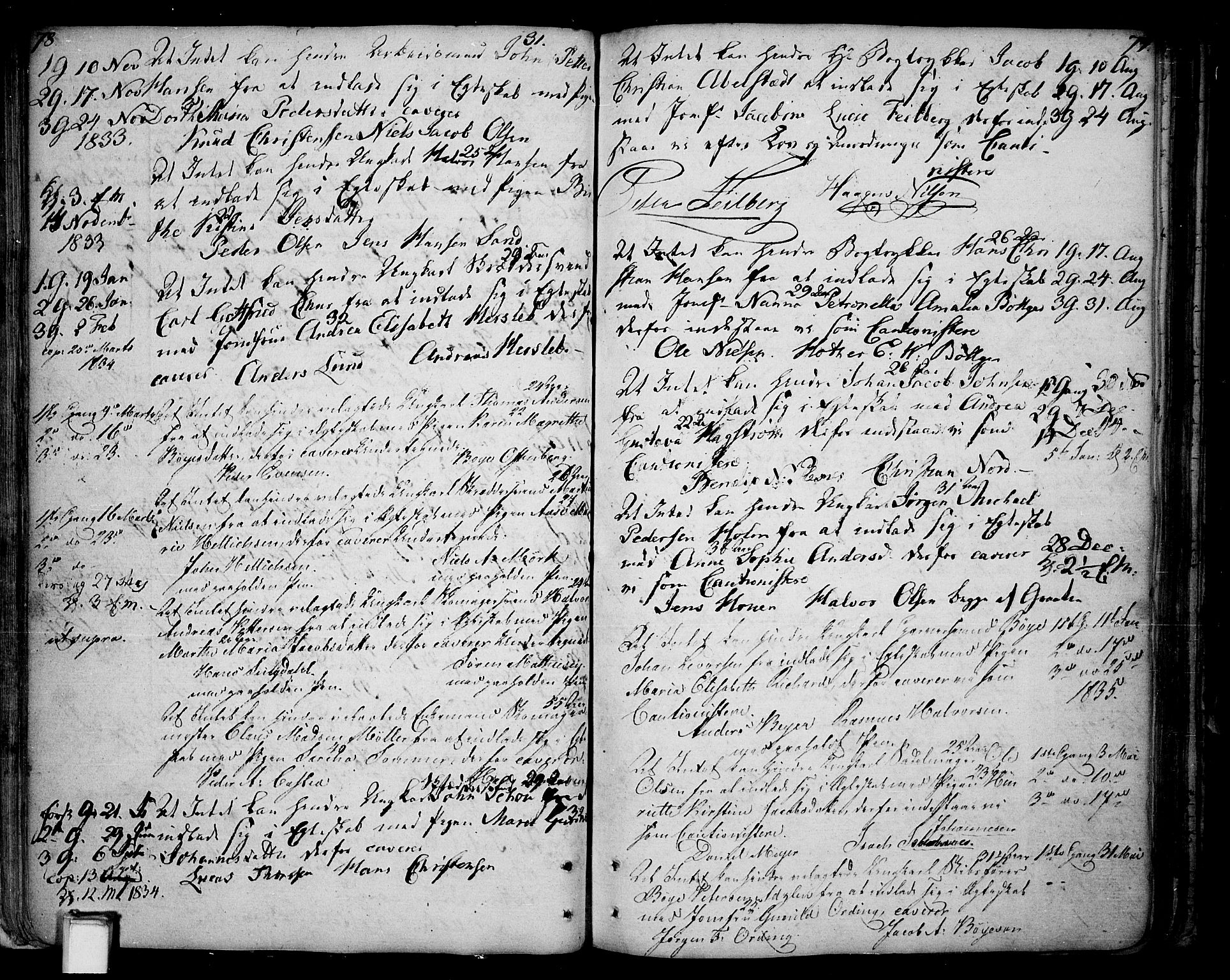 Skien kirkebøker, SAKO/A-302/F/Fa/L0004: Parish register (official) no. 4, 1792-1814, p. 78-79