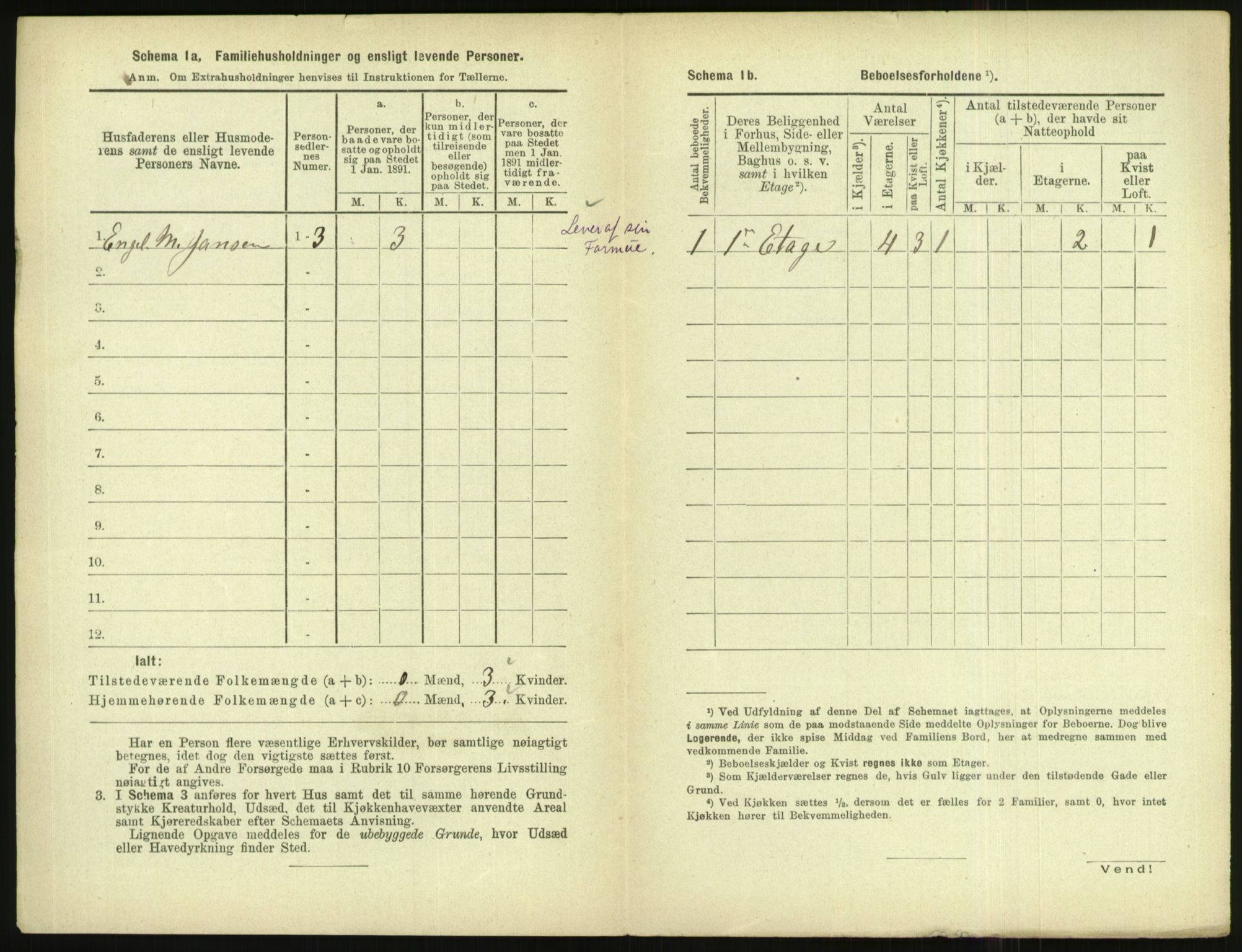 RA, 1891 census for 1004 Flekkefjord, 1891, p. 353