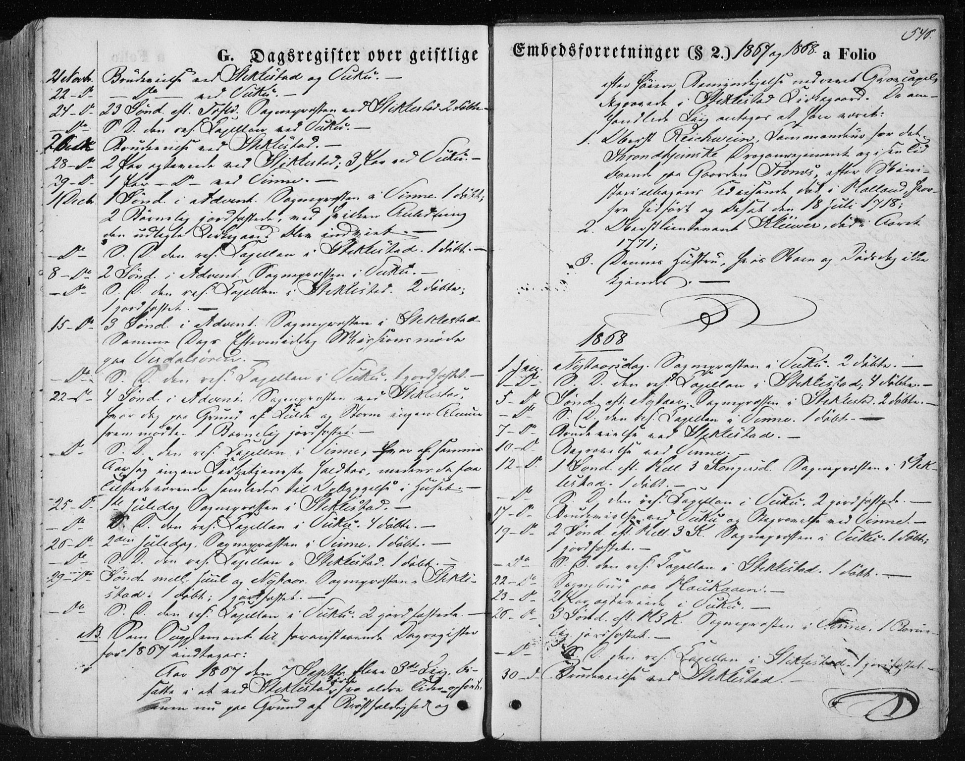 Ministerialprotokoller, klokkerbøker og fødselsregistre - Nord-Trøndelag, SAT/A-1458/723/L0241: Parish register (official) no. 723A10, 1860-1869, p. 546