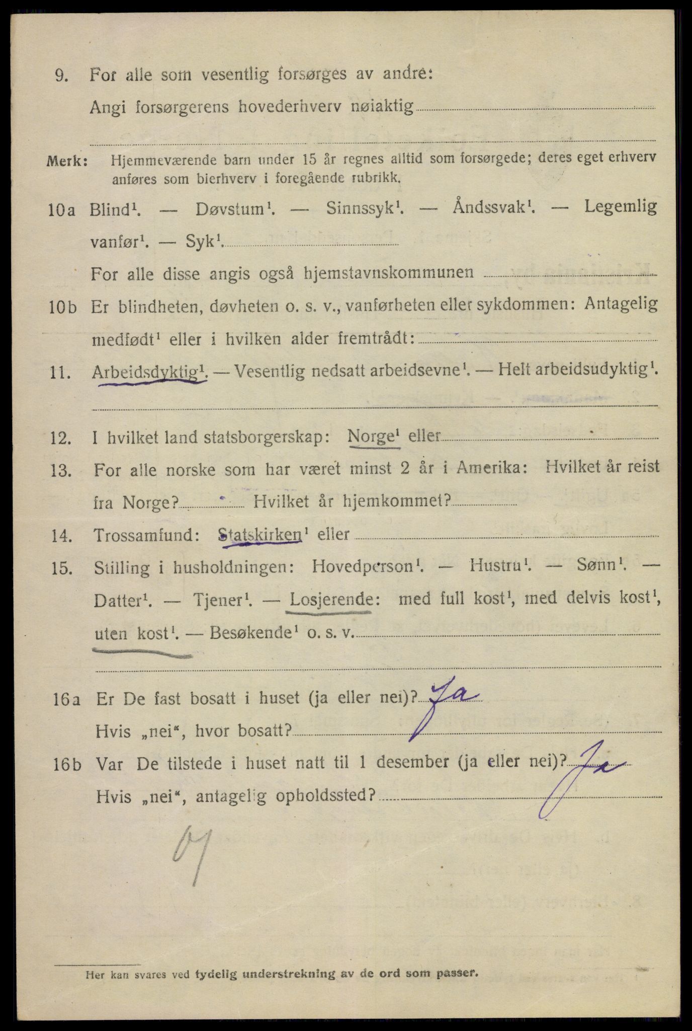 SAO, 1920 census for Kristiania, 1920, p. 567434