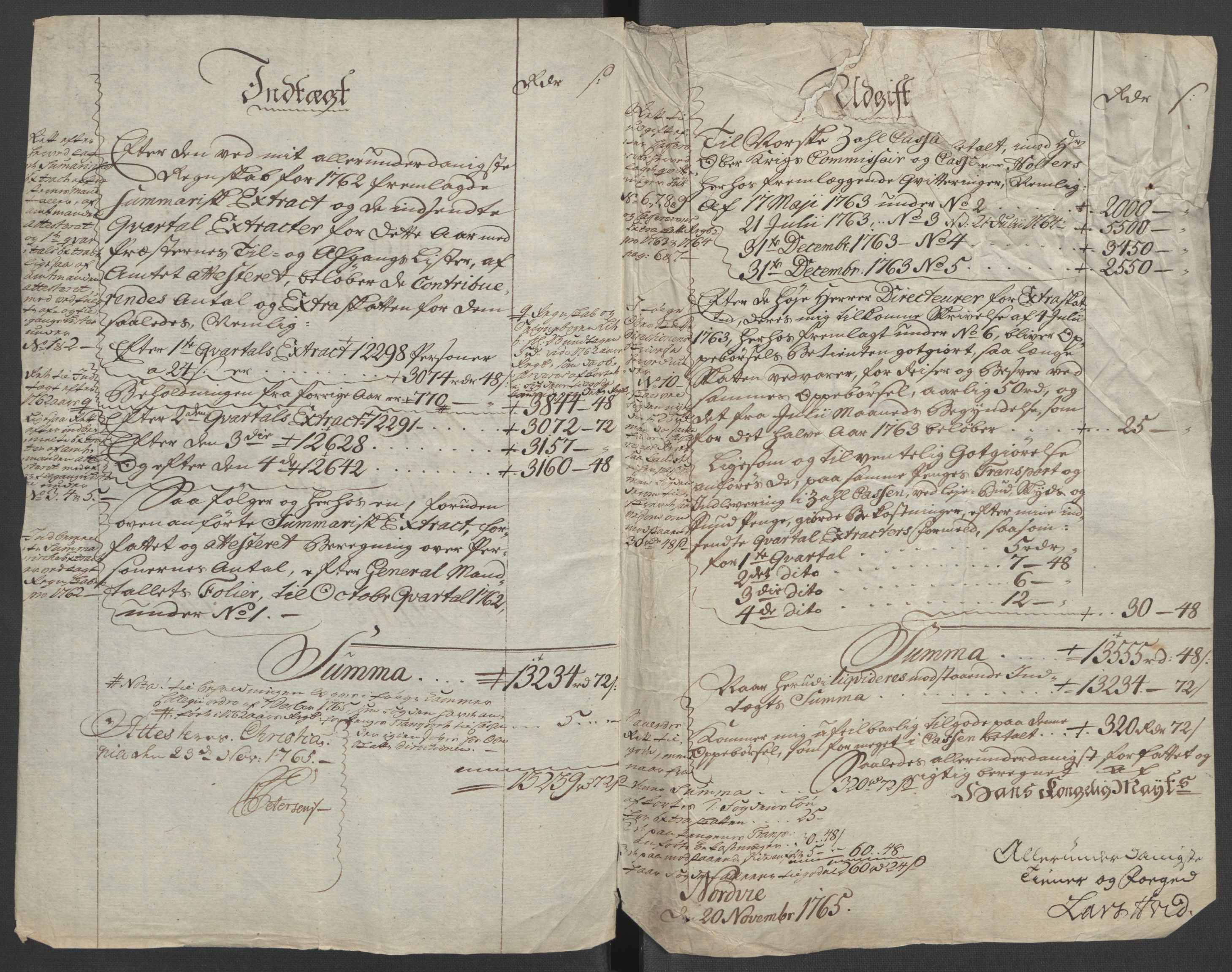Rentekammeret inntil 1814, Reviderte regnskaper, Fogderegnskap, RA/EA-4092/R16/L1147: Ekstraskatten Hedmark, 1763-1764, p. 6
