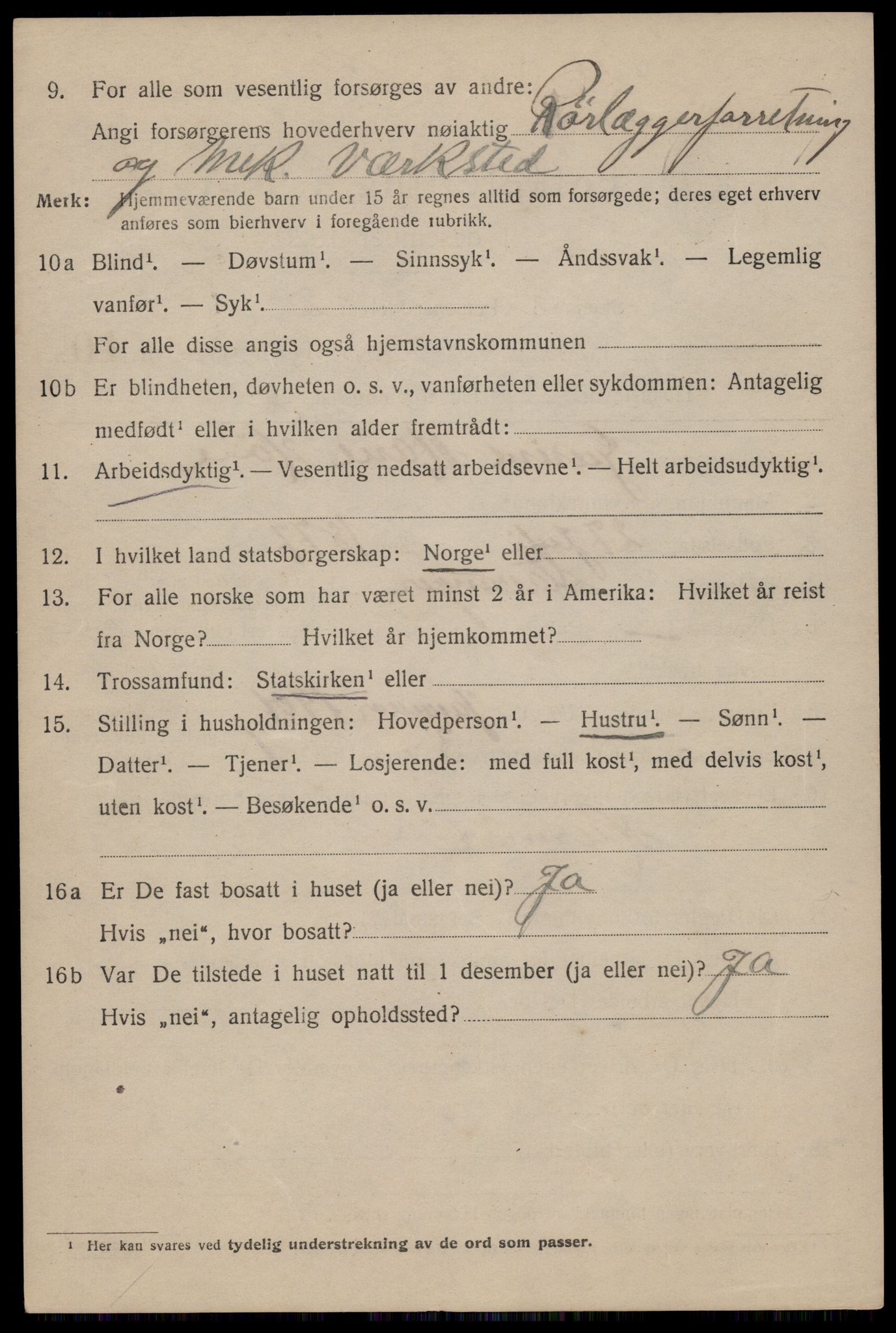 SAST, 1920 census for Haugesund, 1920, p. 33898