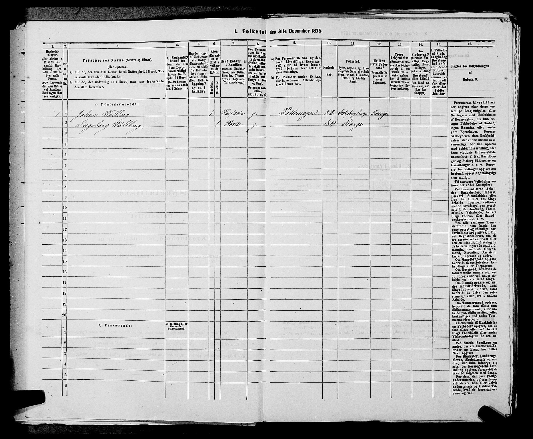 SAKO, 1875 census for 0818P Solum, 1875, p. 848