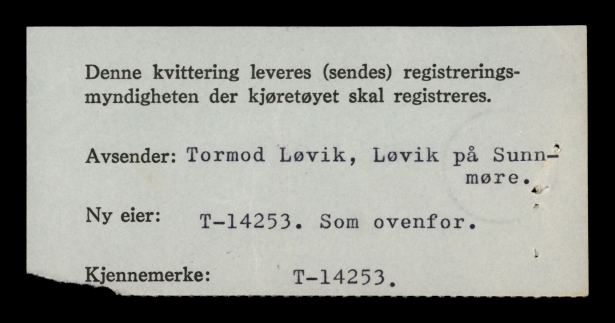 Møre og Romsdal vegkontor - Ålesund trafikkstasjon, AV/SAT-A-4099/F/Fe/L0044: Registreringskort for kjøretøy T 14205 - T 14319, 1927-1998, p. 1483