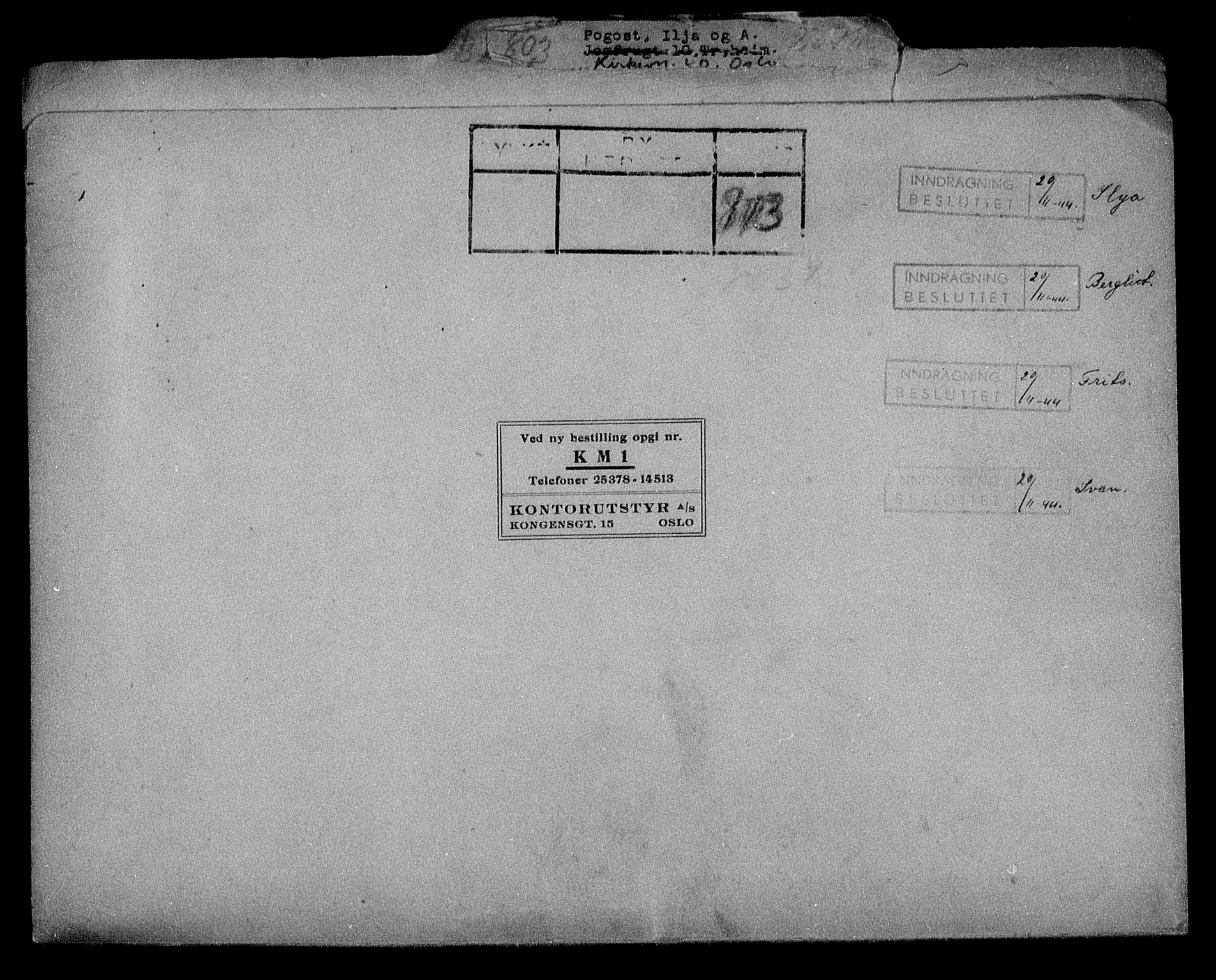 Justisdepartementet, Tilbakeføringskontoret for inndratte formuer, AV/RA-S-1564/H/Hc/Hcc/L0970: --, 1945-1947, p. 18