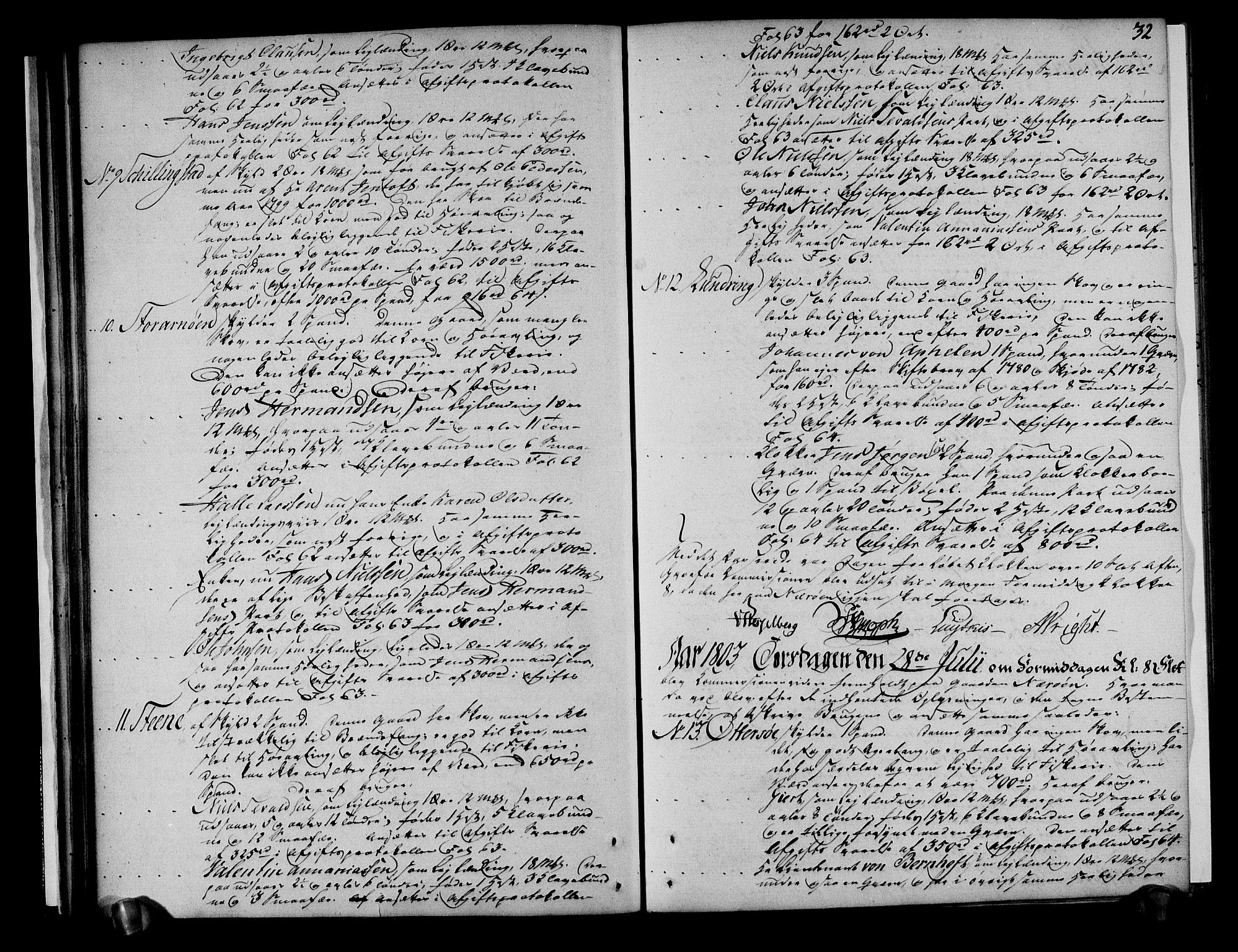 Rentekammeret inntil 1814, Realistisk ordnet avdeling, AV/RA-EA-4070/N/Ne/Nea/L0153: Namdalen fogderi. Deliberasjonsprotokoll, 1803, p. 33