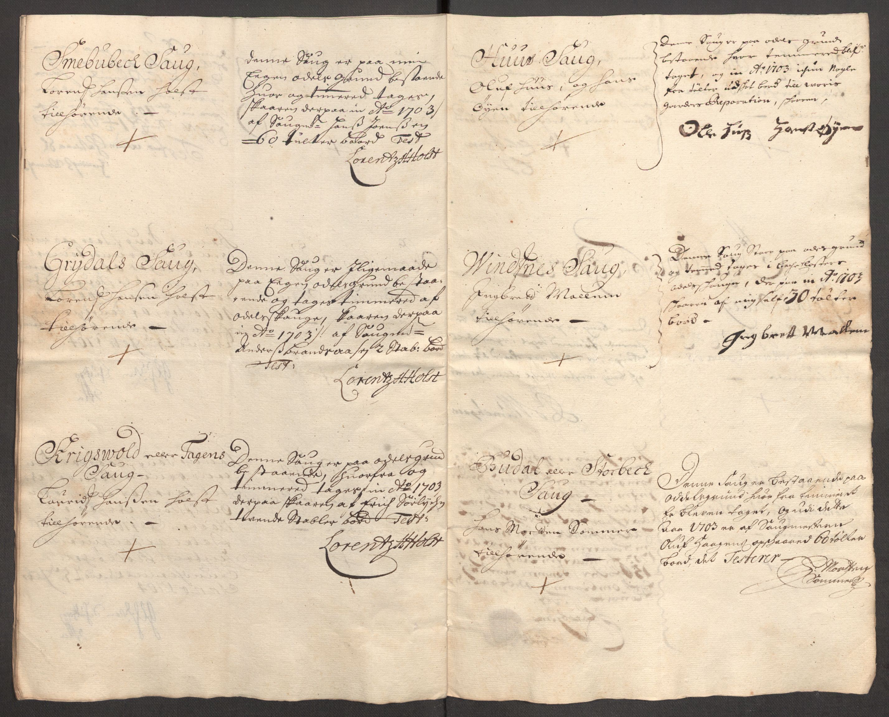 Rentekammeret inntil 1814, Reviderte regnskaper, Fogderegnskap, AV/RA-EA-4092/R60/L3953: Fogderegnskap Orkdal og Gauldal, 1703, p. 305