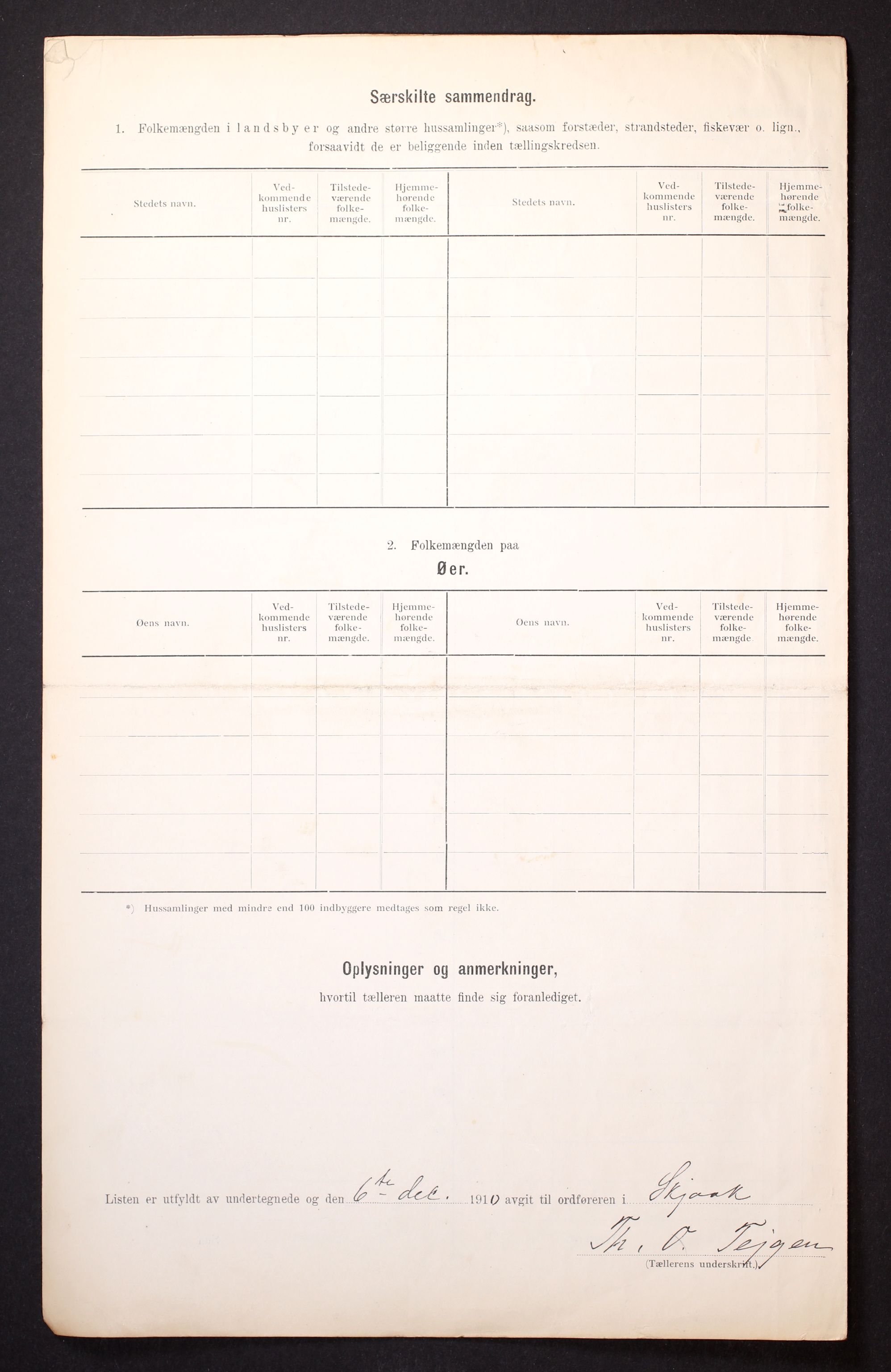 RA, 1910 census for Skjåk, 1910, p. 12