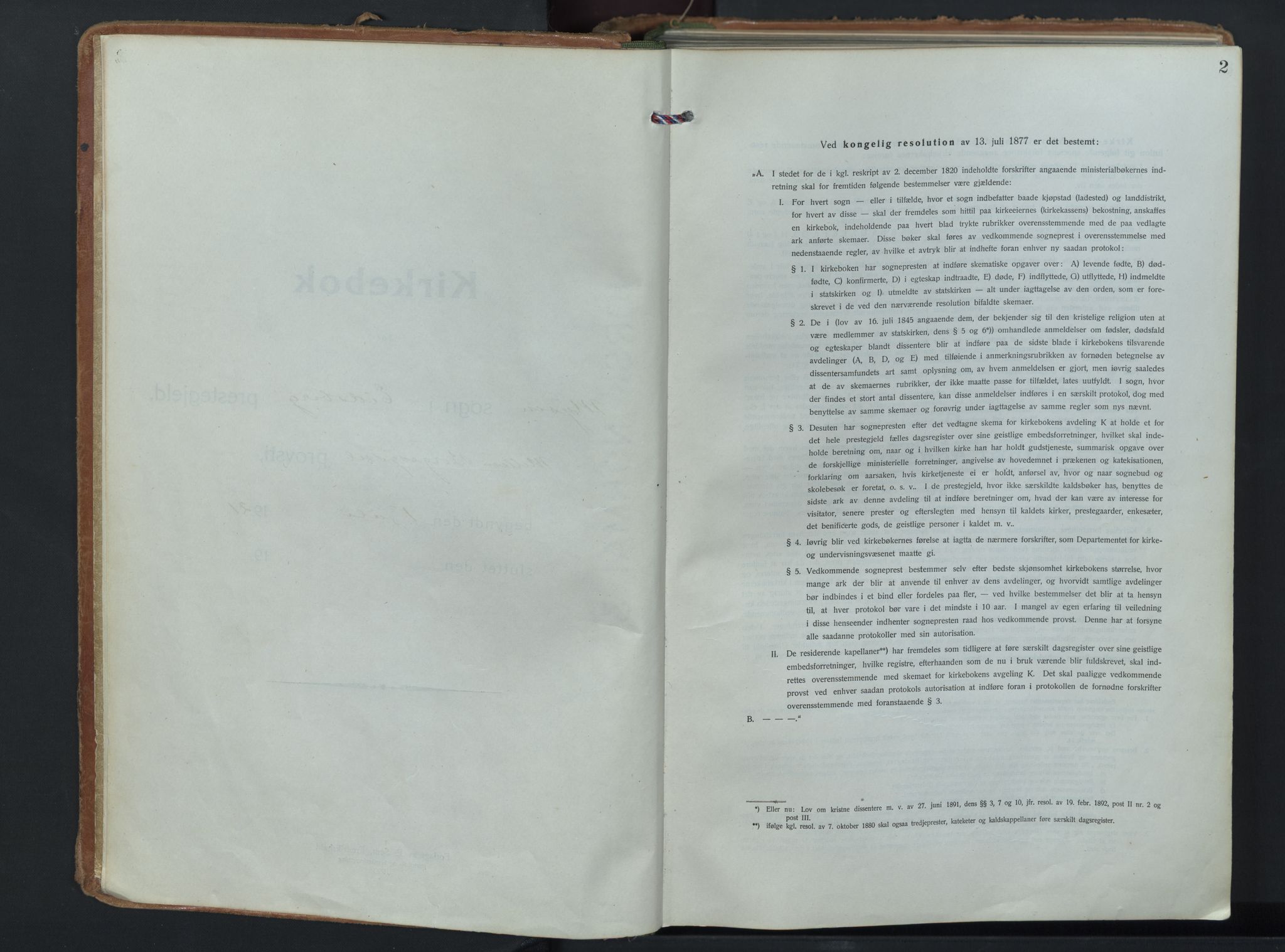 Eidsberg prestekontor Kirkebøker, AV/SAO-A-10905/F/Fd/L0001: Parish register (official) no. IV 1, 1921-1948, p. 2