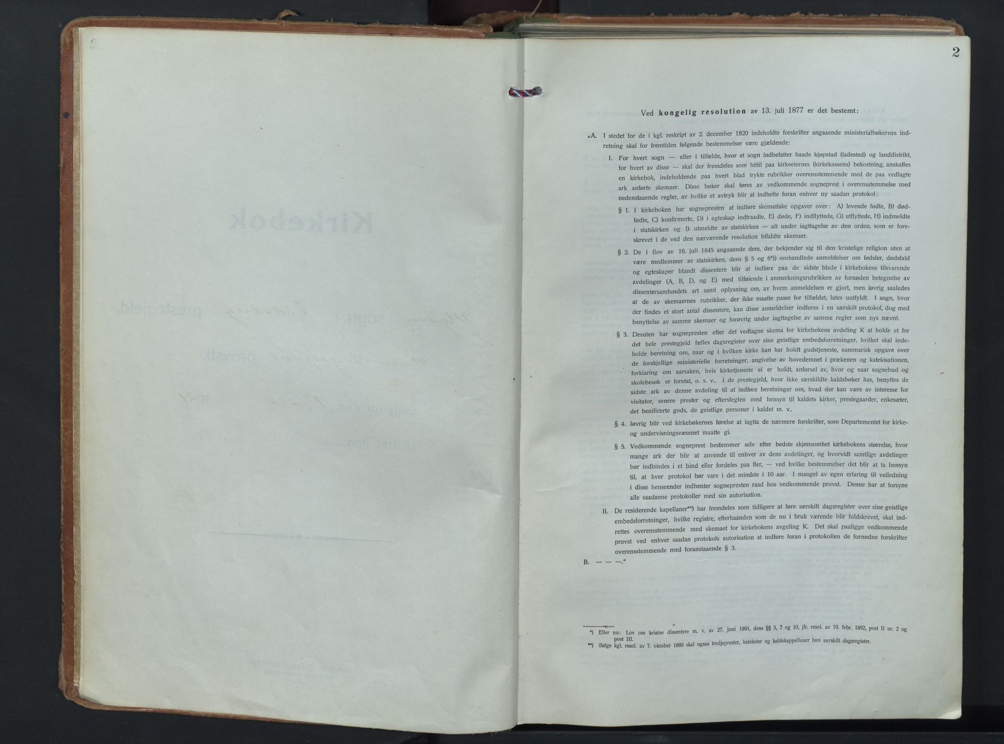 Eidsberg prestekontor Kirkebøker, SAO/A-10905/F/Fd/L0001: Parish register (official) no. IV 1, 1921-1948, p. 2