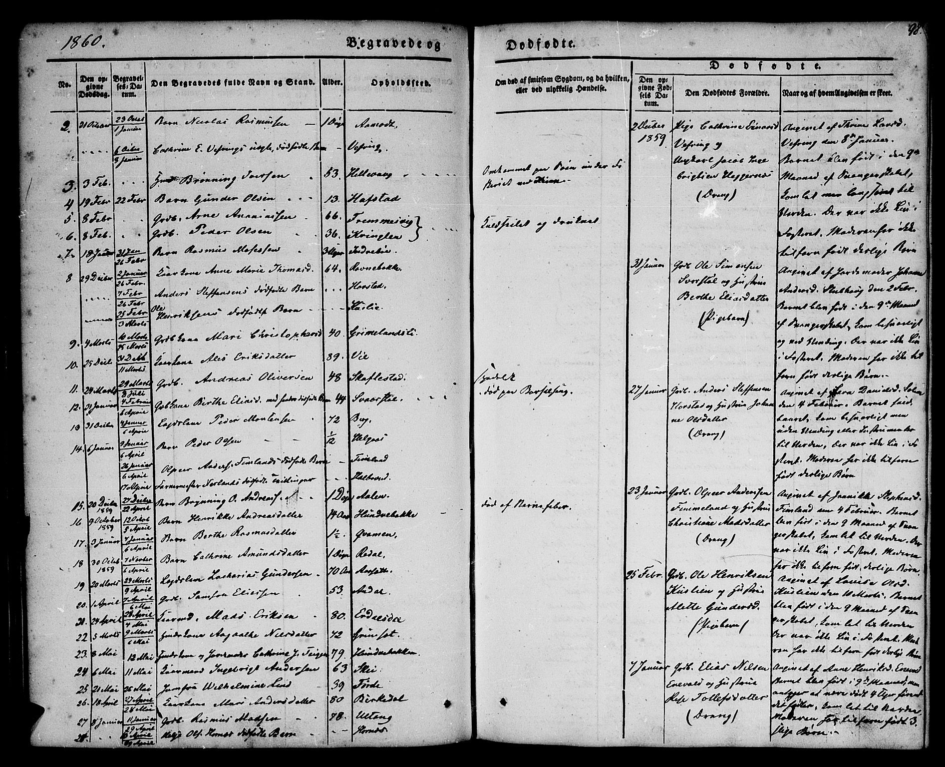 Førde sokneprestembete, SAB/A-79901/H/Haa/Haaa/L0008: Parish register (official) no. A 8, 1843-1860, p. 98