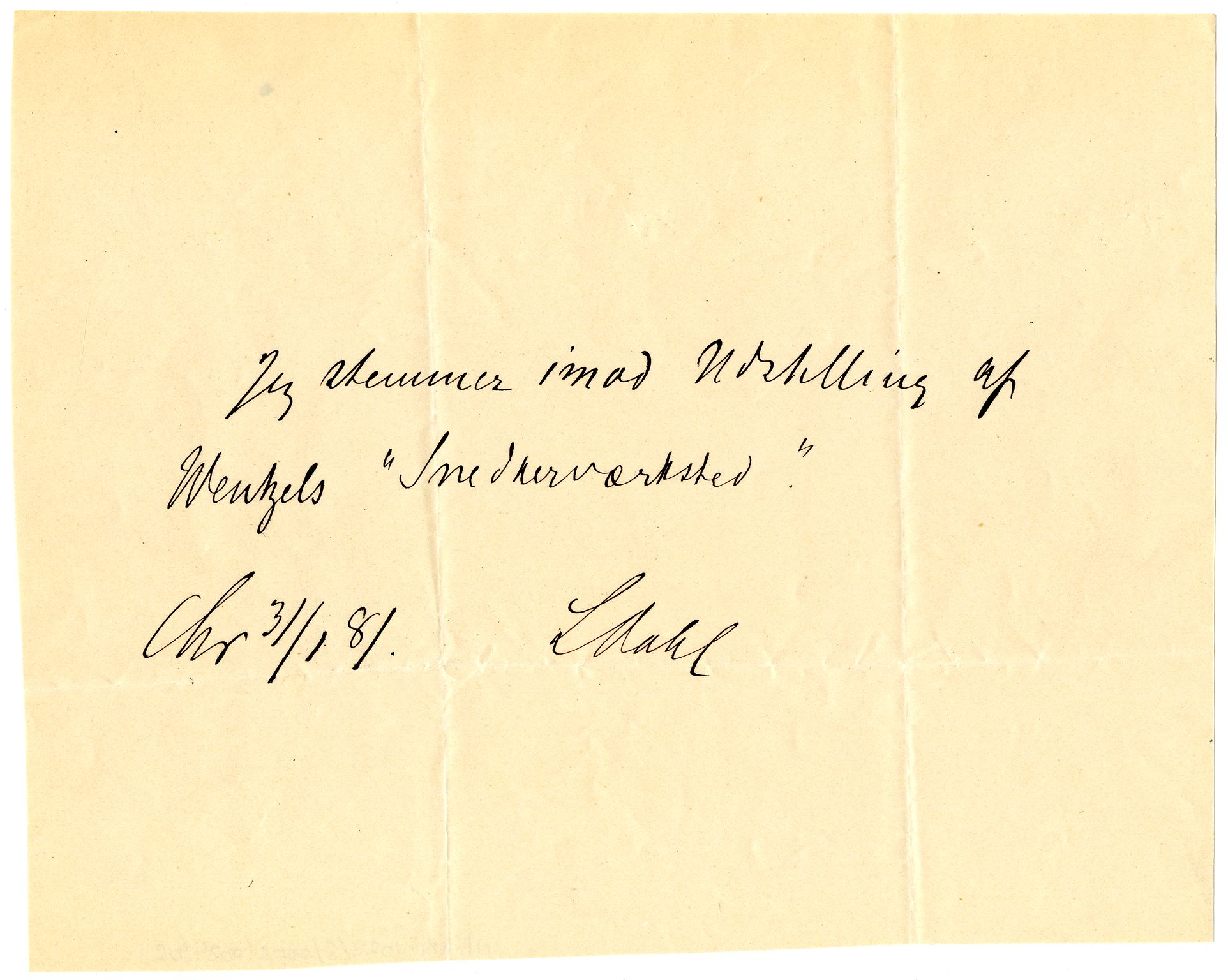 Diderik Maria Aalls brevsamling, NF/Ark-1023/F/L0002: D.M. Aalls brevsamling. B - C, 1799-1889, p. 435