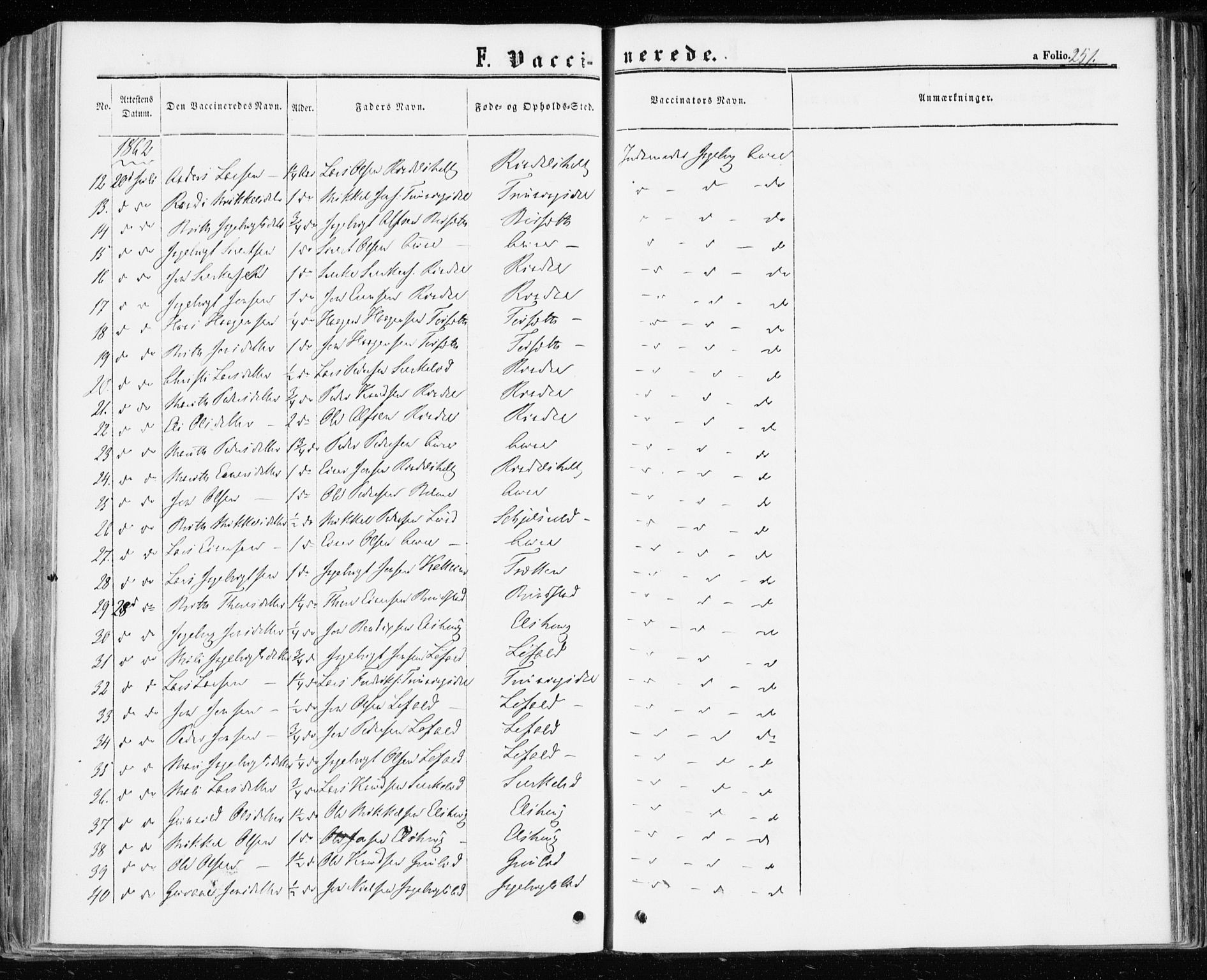 Ministerialprotokoller, klokkerbøker og fødselsregistre - Møre og Romsdal, AV/SAT-A-1454/598/L1067: Parish register (official) no. 598A01, 1858-1871, p. 251