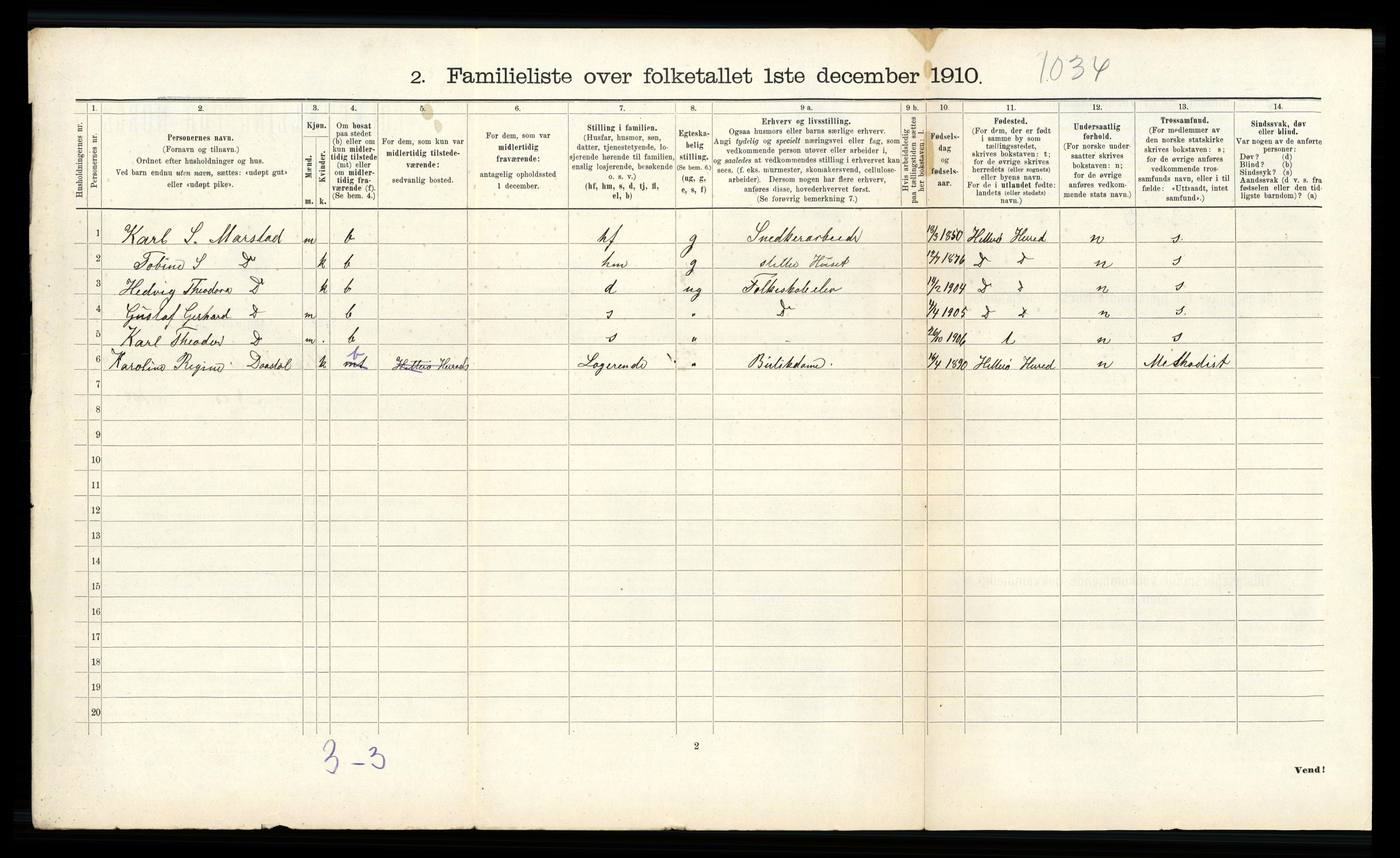 RA, 1910 census for Flekkefjord, 1910, p. 699