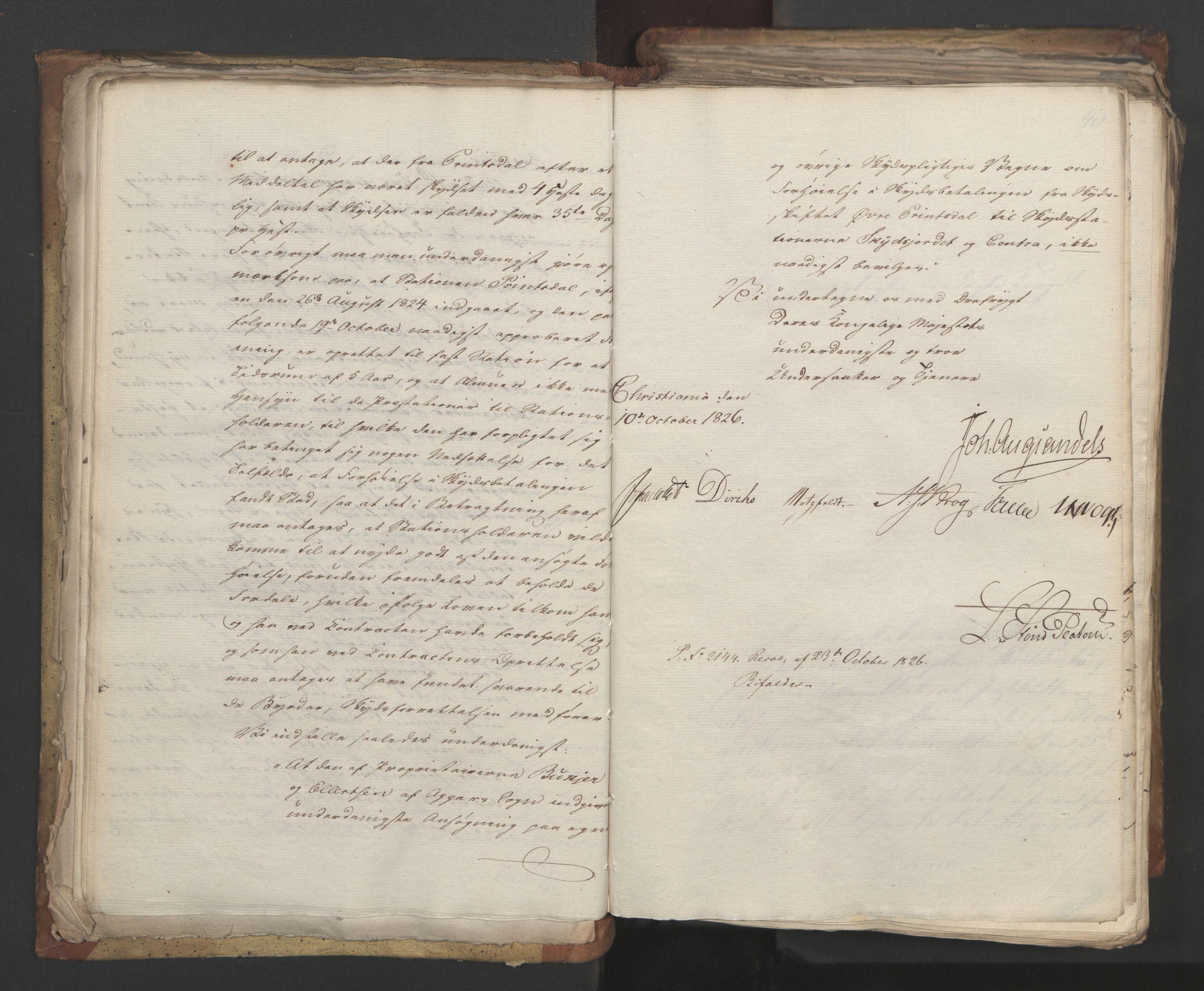 Statsrådsavdelingen i Stockholm, AV/RA-S-1003/D/Da/L0049: Regjeringsinnstillinger nr. 3860-4086, 1826, p. 55