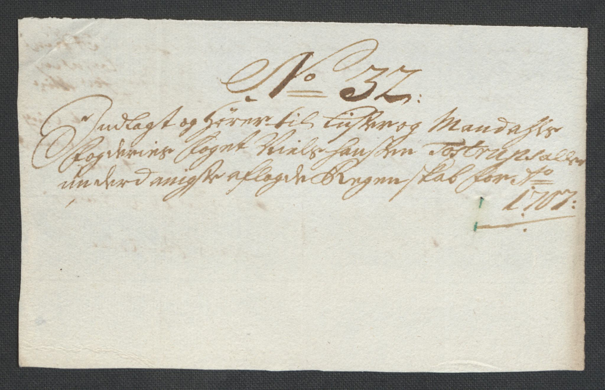 Rentekammeret inntil 1814, Reviderte regnskaper, Fogderegnskap, AV/RA-EA-4092/R43/L2551: Fogderegnskap Lista og Mandal, 1705-1709, p. 550