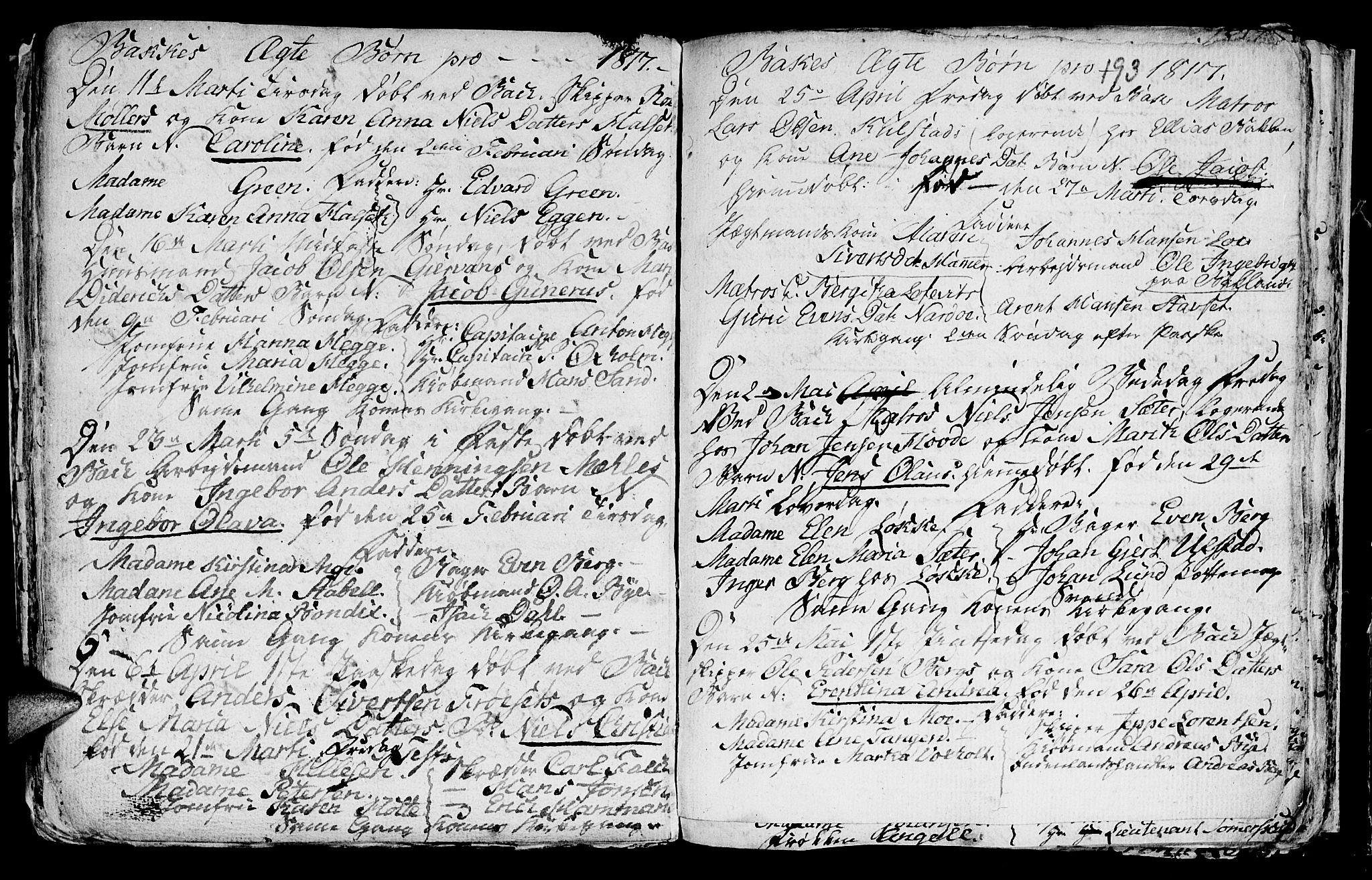 Ministerialprotokoller, klokkerbøker og fødselsregistre - Sør-Trøndelag, SAT/A-1456/604/L0218: Parish register (copy) no. 604C01, 1754-1819, p. 193