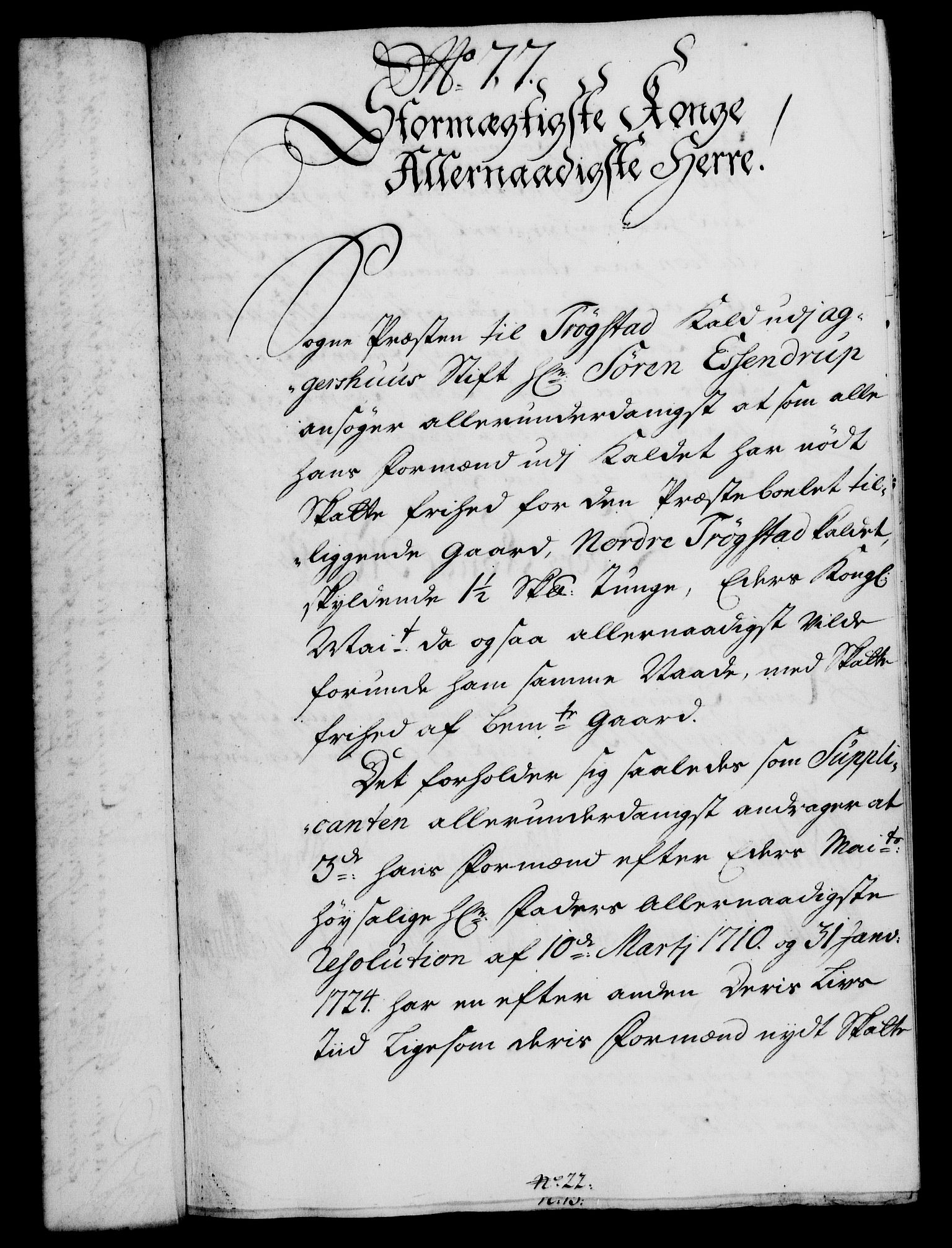 Rentekammeret, Kammerkanselliet, RA/EA-3111/G/Gf/Gfa/L0017: Norsk relasjons- og resolusjonsprotokoll (merket RK 52.17), 1734, p. 401