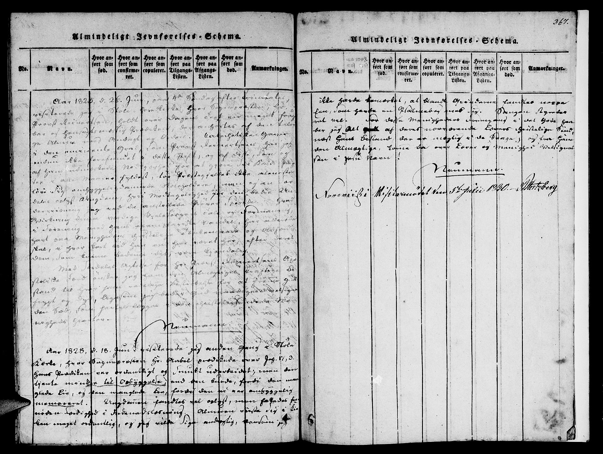 Etne sokneprestembete, SAB/A-75001/H/Haa: Parish register (official) no. A 6, 1815-1831, p. 367