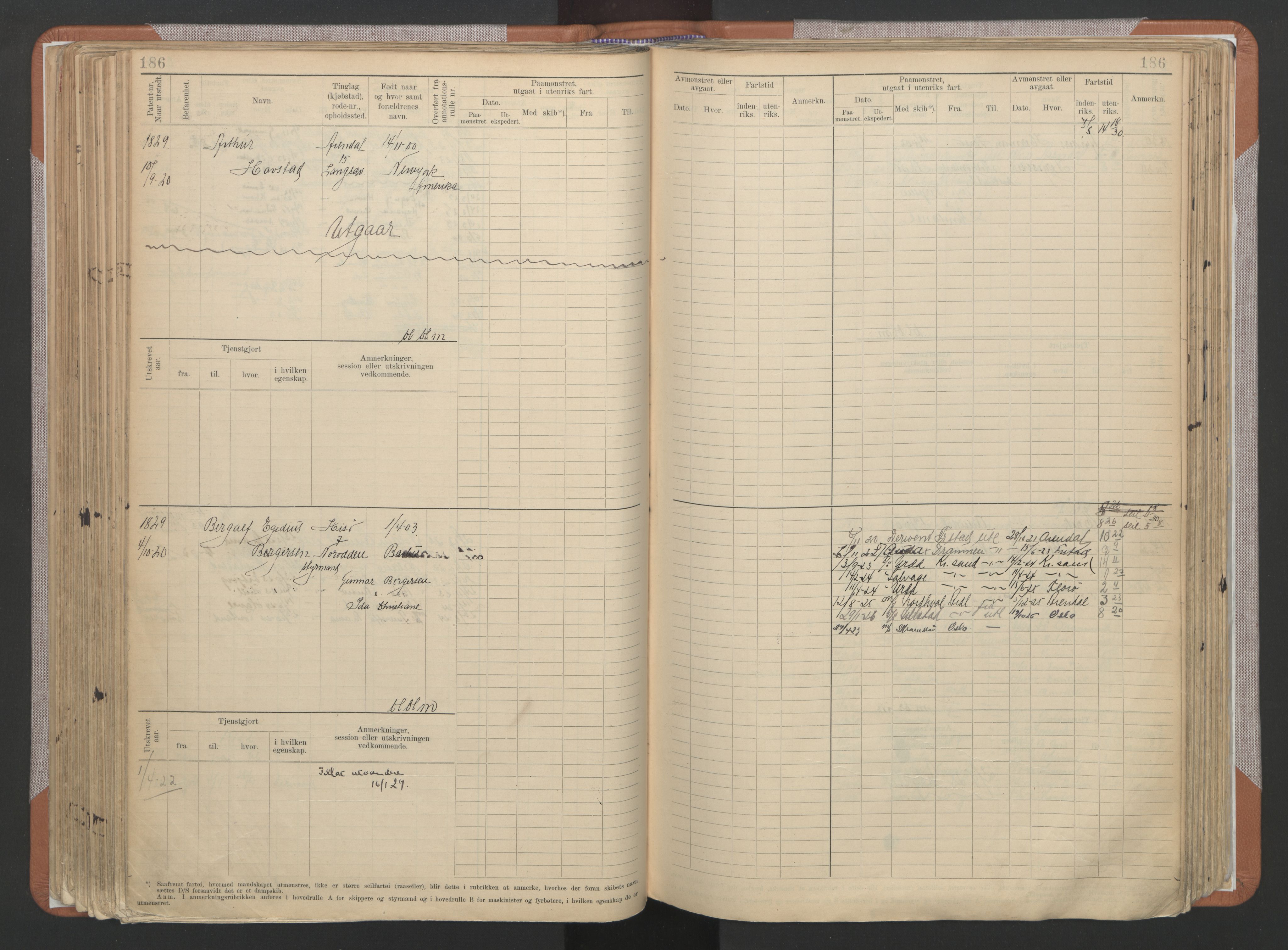 Arendal mønstringskrets, AV/SAK-2031-0012/F/Fb/L0022: Hovedrulle A nr 1466-2242, S-20, 1914-1930, p. 194