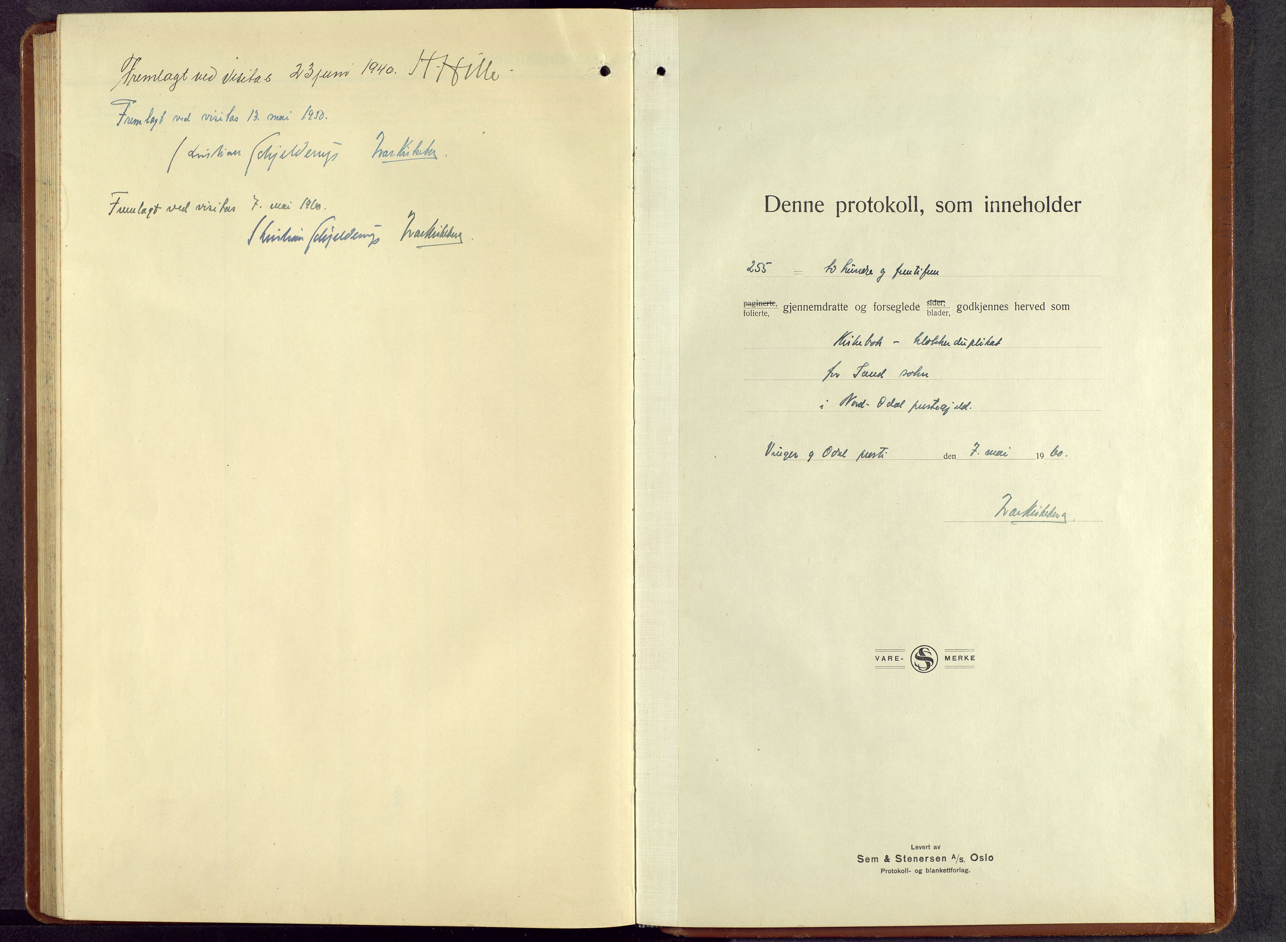 Nord-Odal prestekontor, AV/SAH-PREST-032/H/Ha/Hab/L0007: Parish register (copy) no. 7, 1939-1957