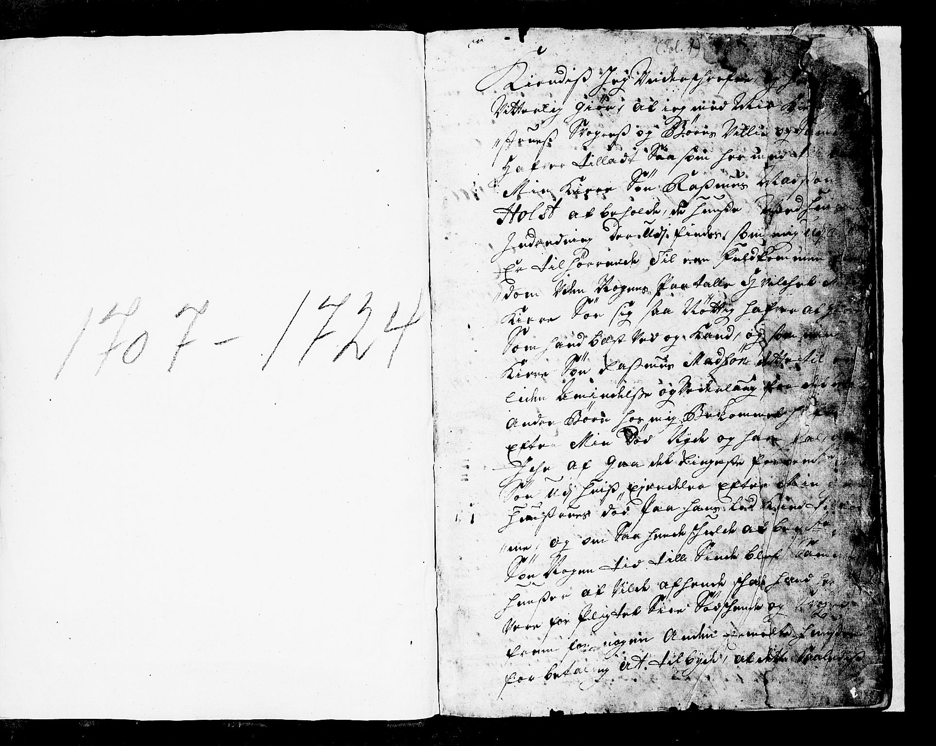 Romsdal sorenskriveri, SAT/A-4149/1/2/2C/L0001: Mortgage book no. 1, 1706-1724, p. 1