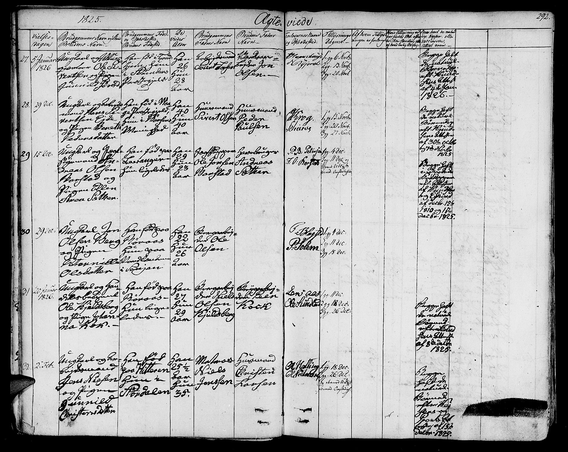 Ministerialprotokoller, klokkerbøker og fødselsregistre - Sør-Trøndelag, SAT/A-1456/602/L0109: Parish register (official) no. 602A07, 1821-1840, p. 292