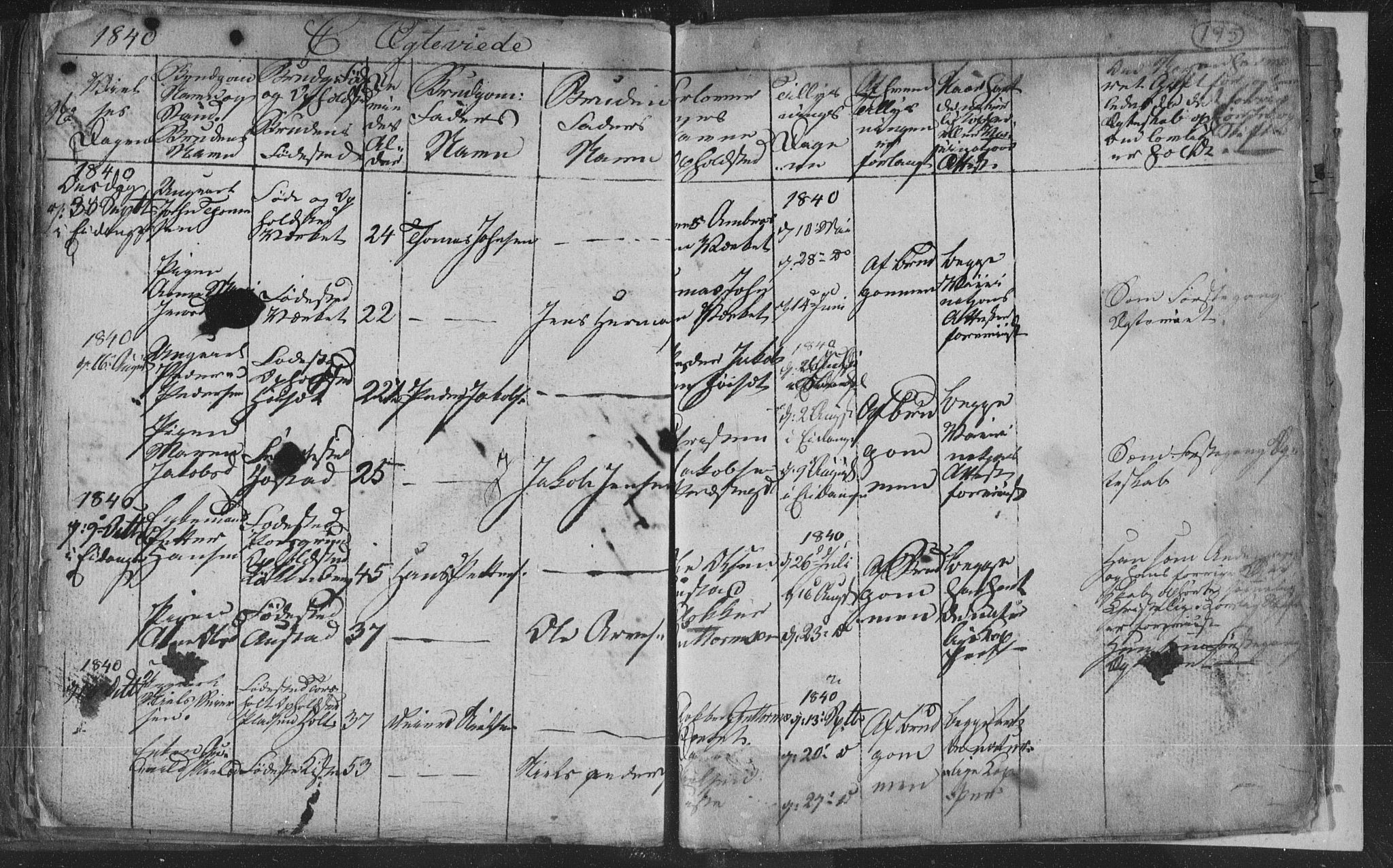 Siljan kirkebøker, SAKO/A-300/G/Ga/L0001: Parish register (copy) no. 1, 1827-1847, p. 195