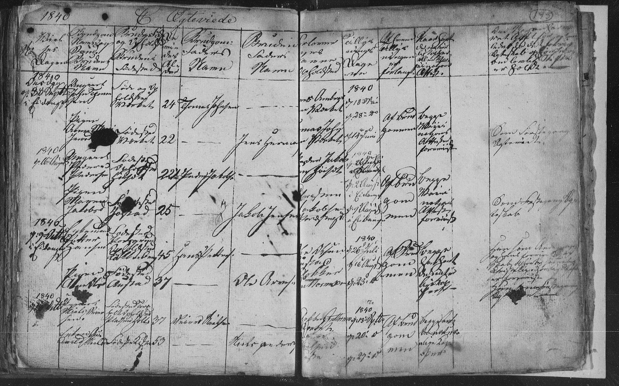 Siljan kirkebøker, AV/SAKO-A-300/G/Ga/L0001: Parish register (copy) no. 1, 1827-1847, p. 195