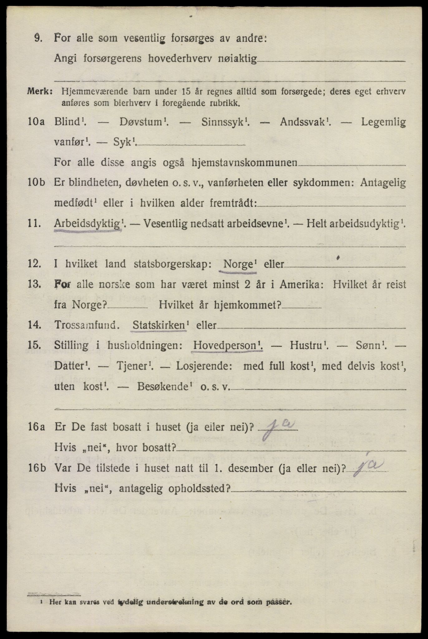 SAO, 1920 census for Glemmen, 1920, p. 12924