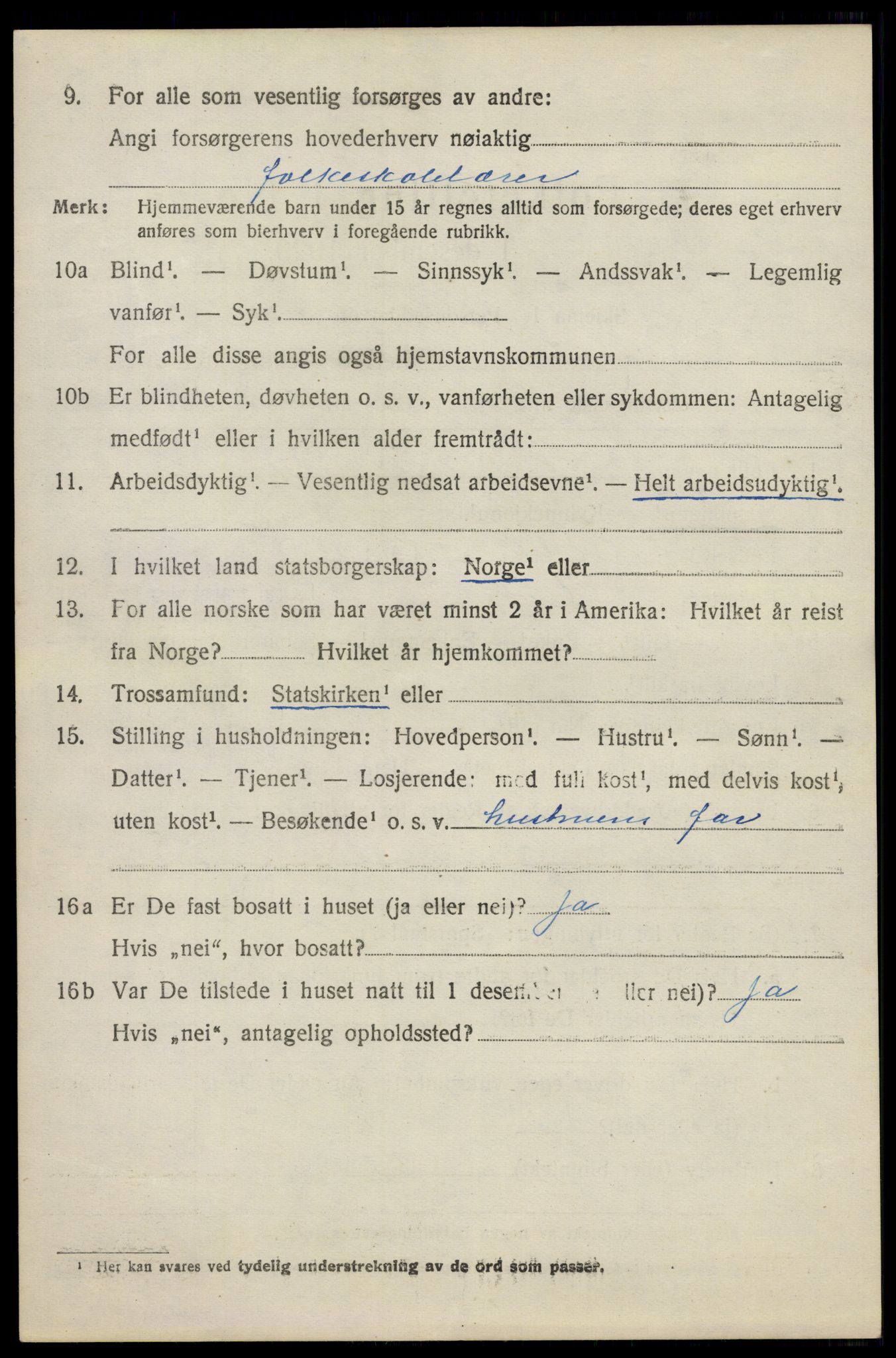 SAO, 1920 census for Kråkstad, 1920, p. 4168