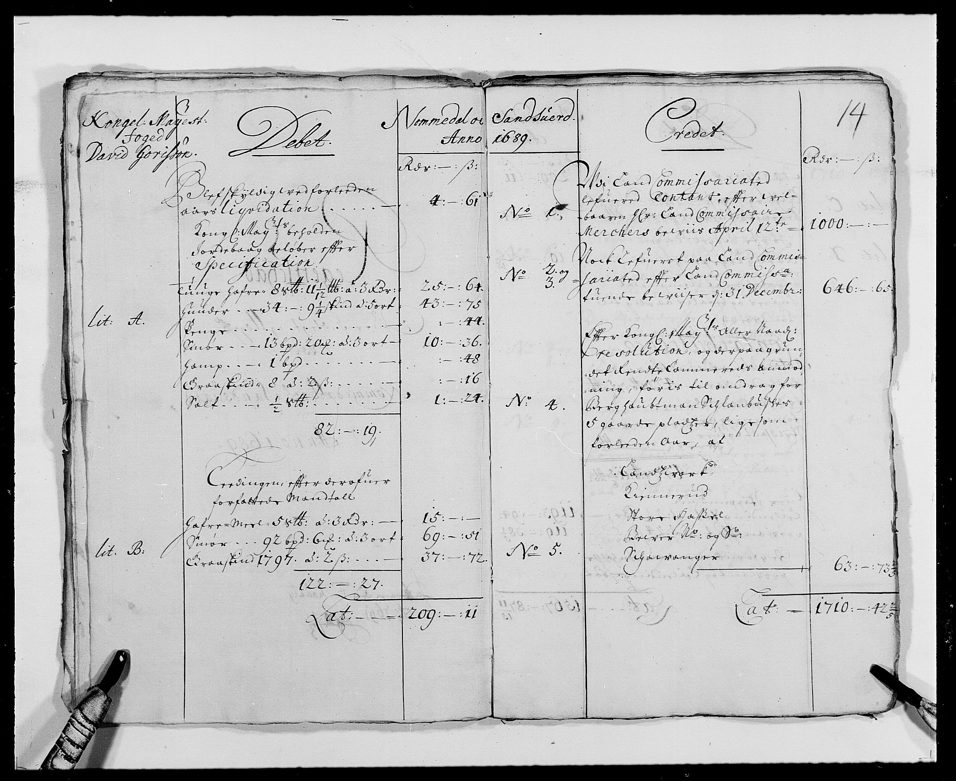 Rentekammeret inntil 1814, Reviderte regnskaper, Fogderegnskap, AV/RA-EA-4092/R24/L1573: Fogderegnskap Numedal og Sandsvær, 1687-1691, p. 236