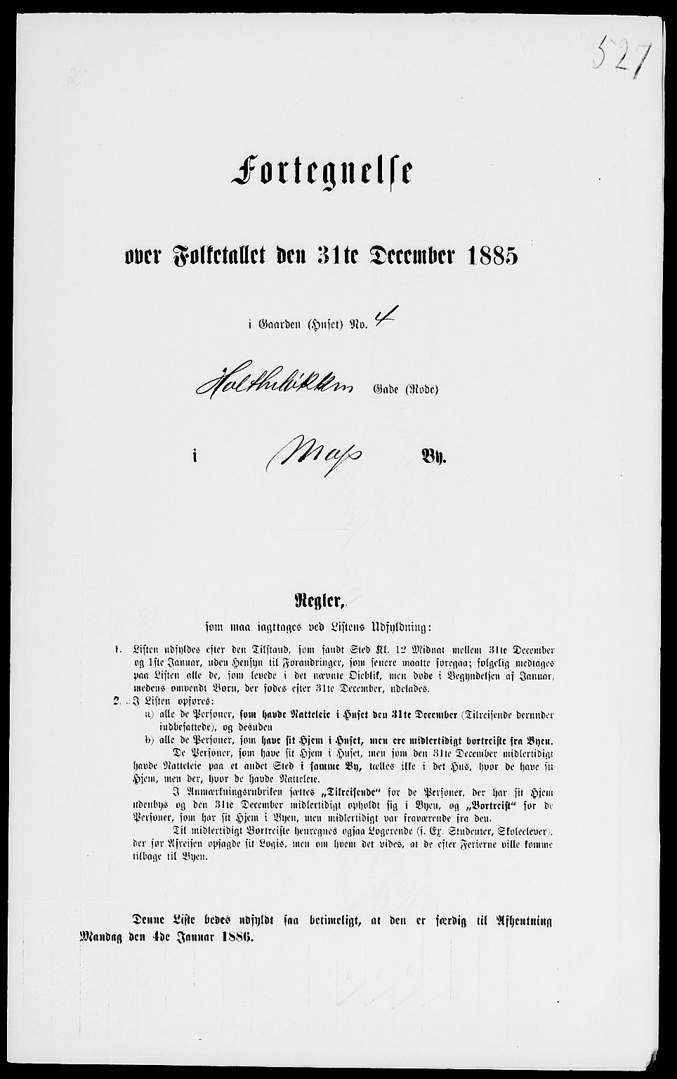 RA, 1885 census for 0104 Moss, 1885, p. 1166