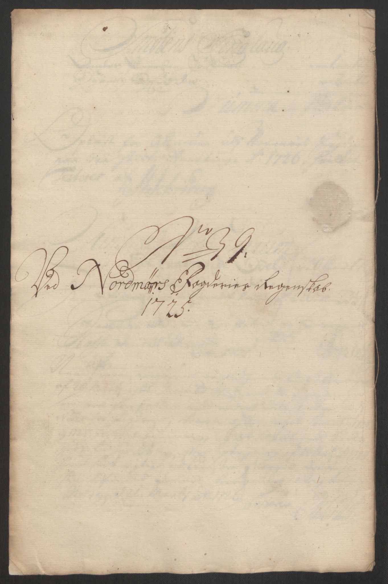 Rentekammeret inntil 1814, Reviderte regnskaper, Fogderegnskap, RA/EA-4092/R56/L3758: Fogderegnskap Nordmøre, 1725, p. 268
