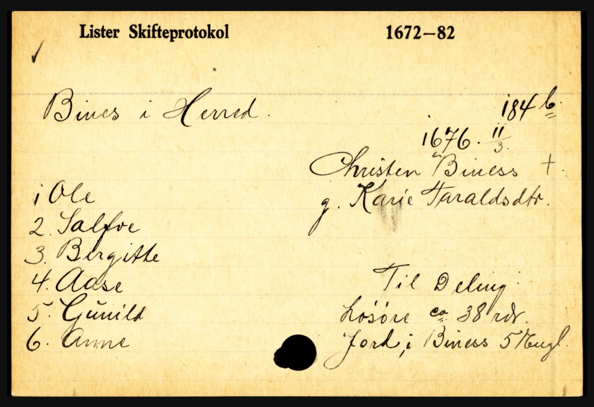 Lister sorenskriveri, AV/SAK-1221-0003/H, p. 1581