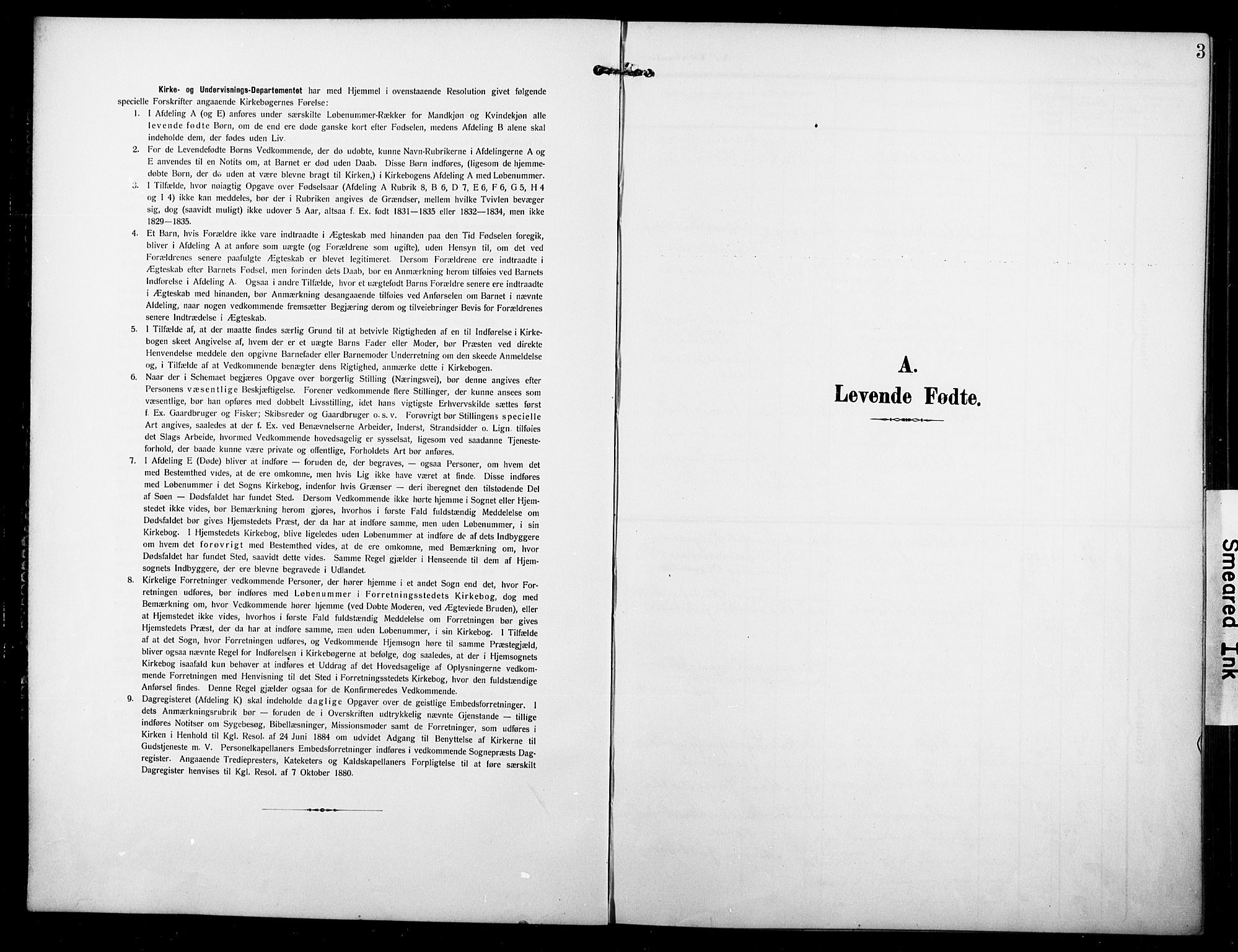 Fiskum kirkebøker, SAKO/A-15/F/Fa/L0004: Parish register (official) no. 4, 1906-1924, p. 3