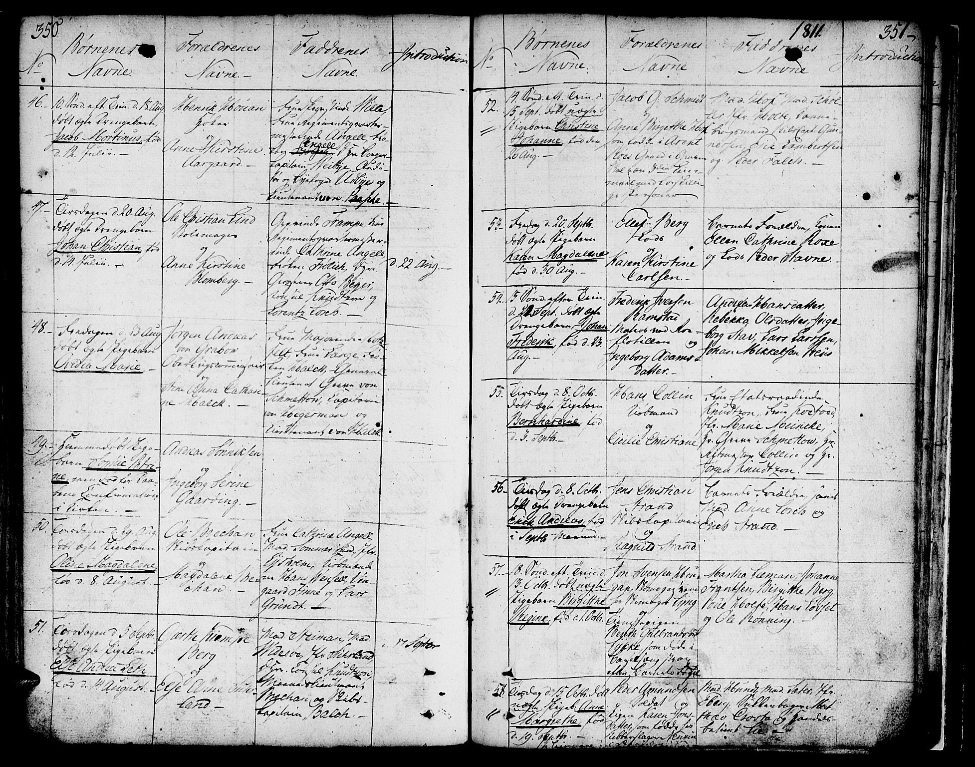 Ministerialprotokoller, klokkerbøker og fødselsregistre - Sør-Trøndelag, SAT/A-1456/602/L0104: Parish register (official) no. 602A02, 1774-1814, p. 350-351